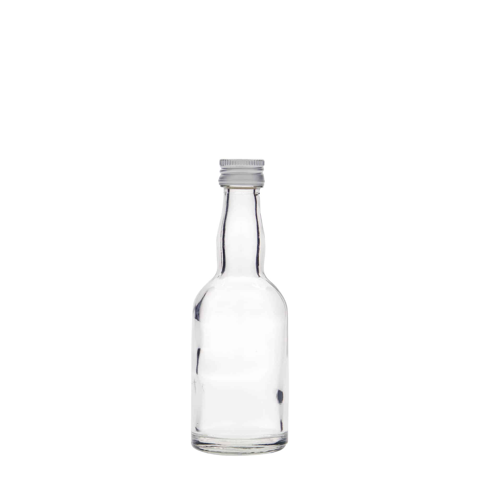 50 ml lasipullo 'Proba', suuaukko: PP 18
