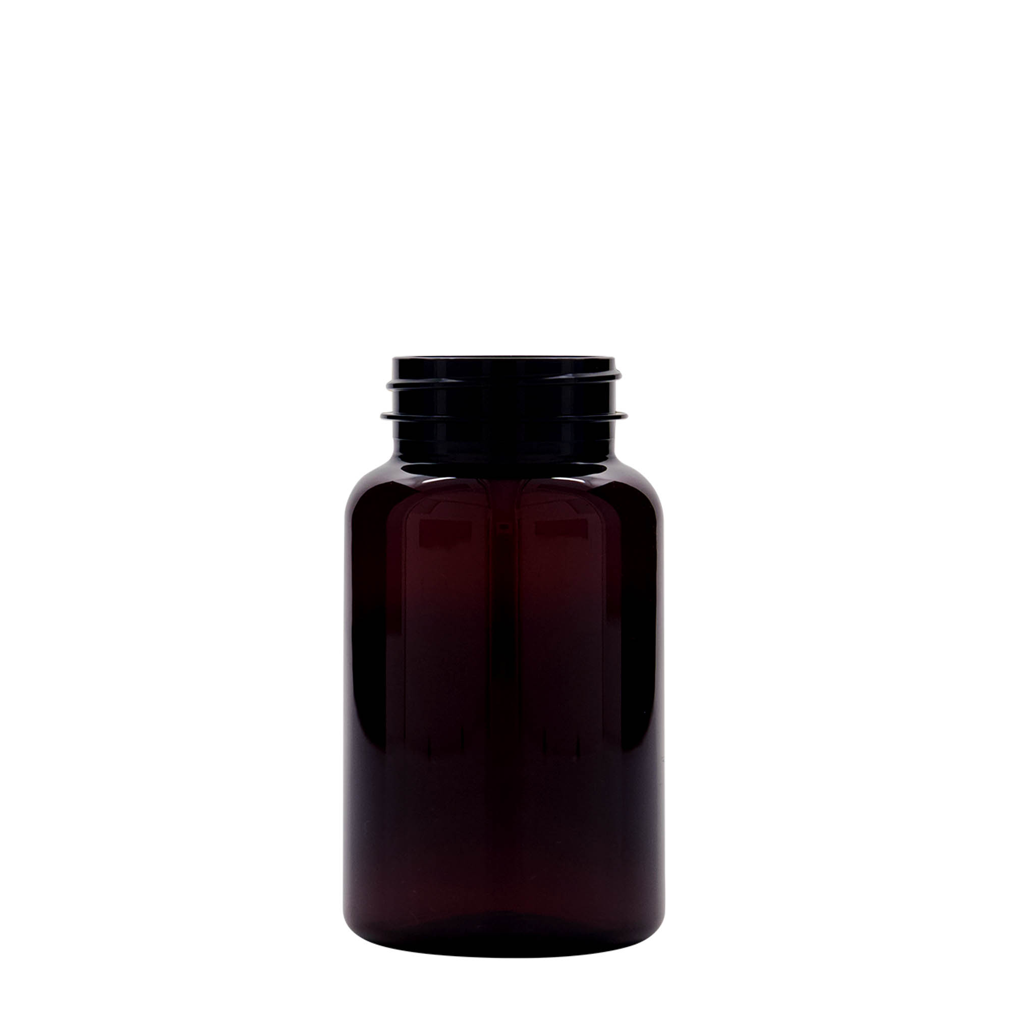 200 ml PET-purkki, muovia, ruskea, suuaukko: 45/400