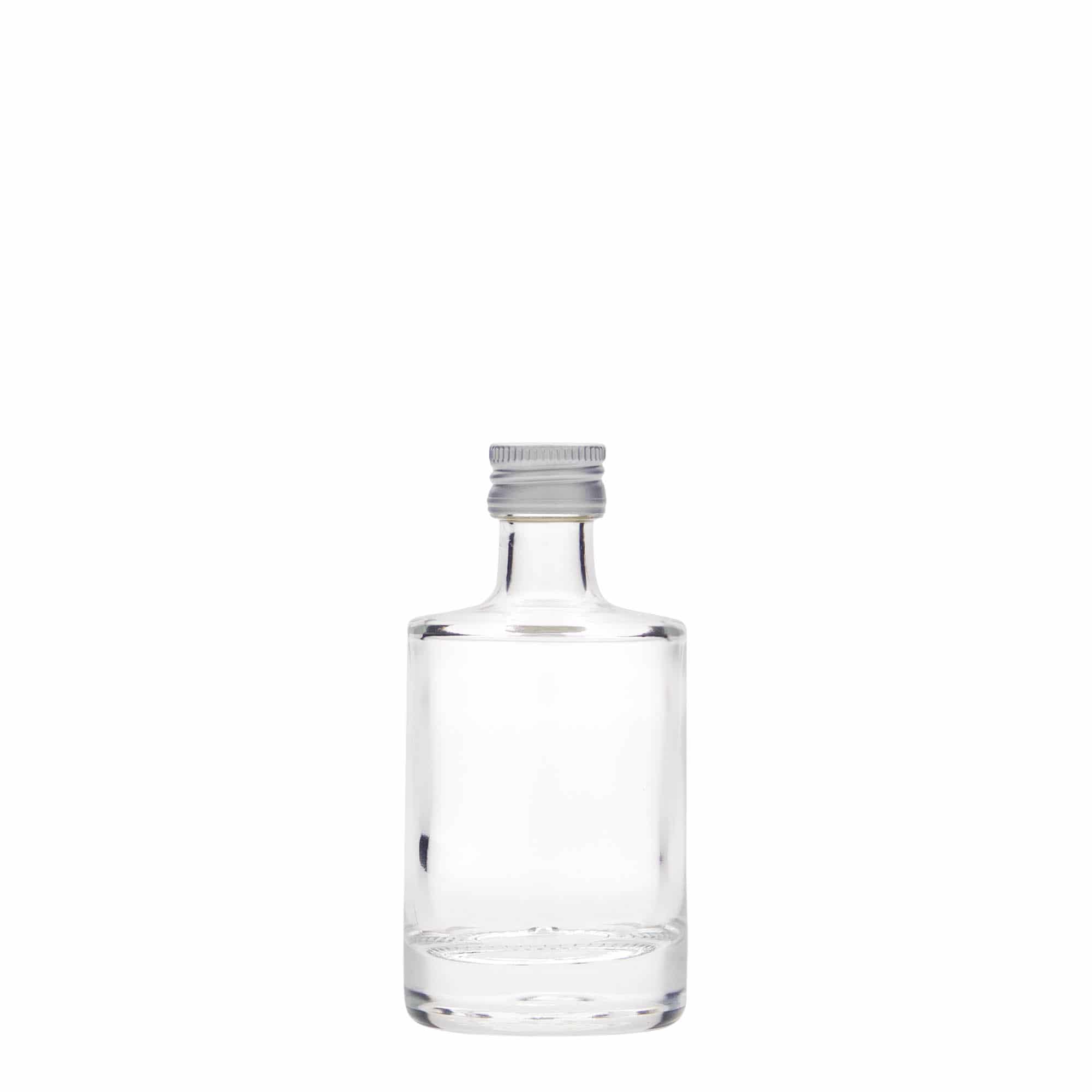 50 ml lasipullo 'Aventura', suuaukko: PP 18