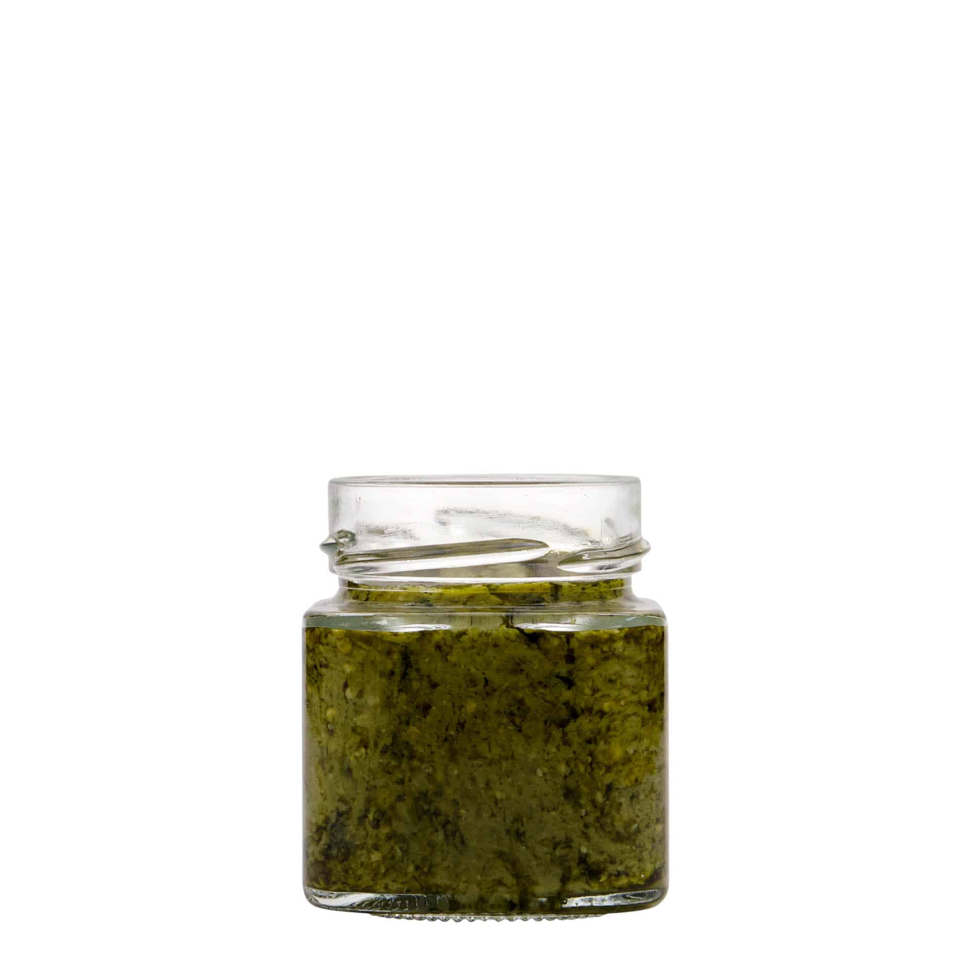 156 ml nelikulm. lasi 'Funny', suu: Deep-Twist-Off (DTO 58)