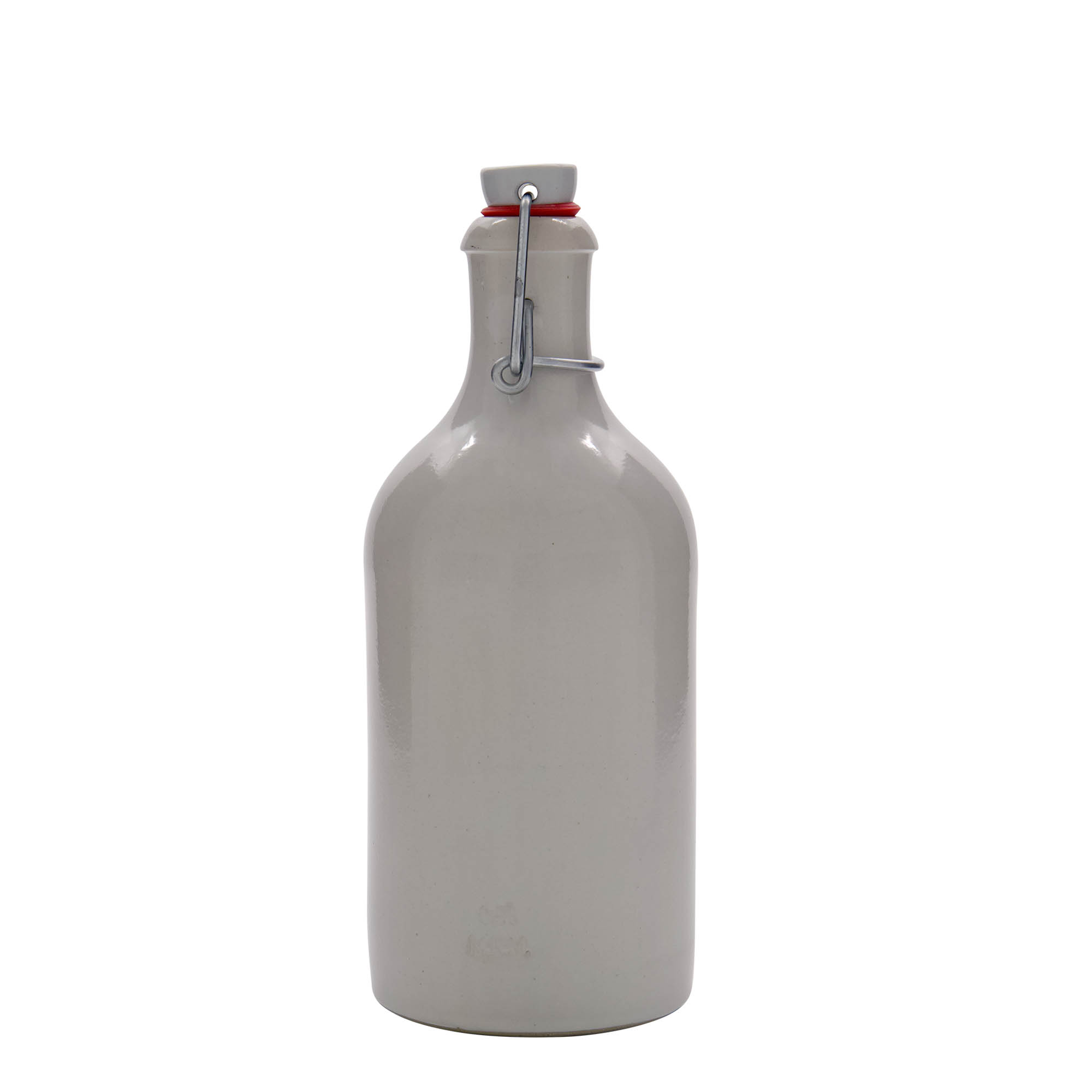 500 ml saviruukku, kivikeramiikka, valkoinen, suuaukko: puristuskorkki