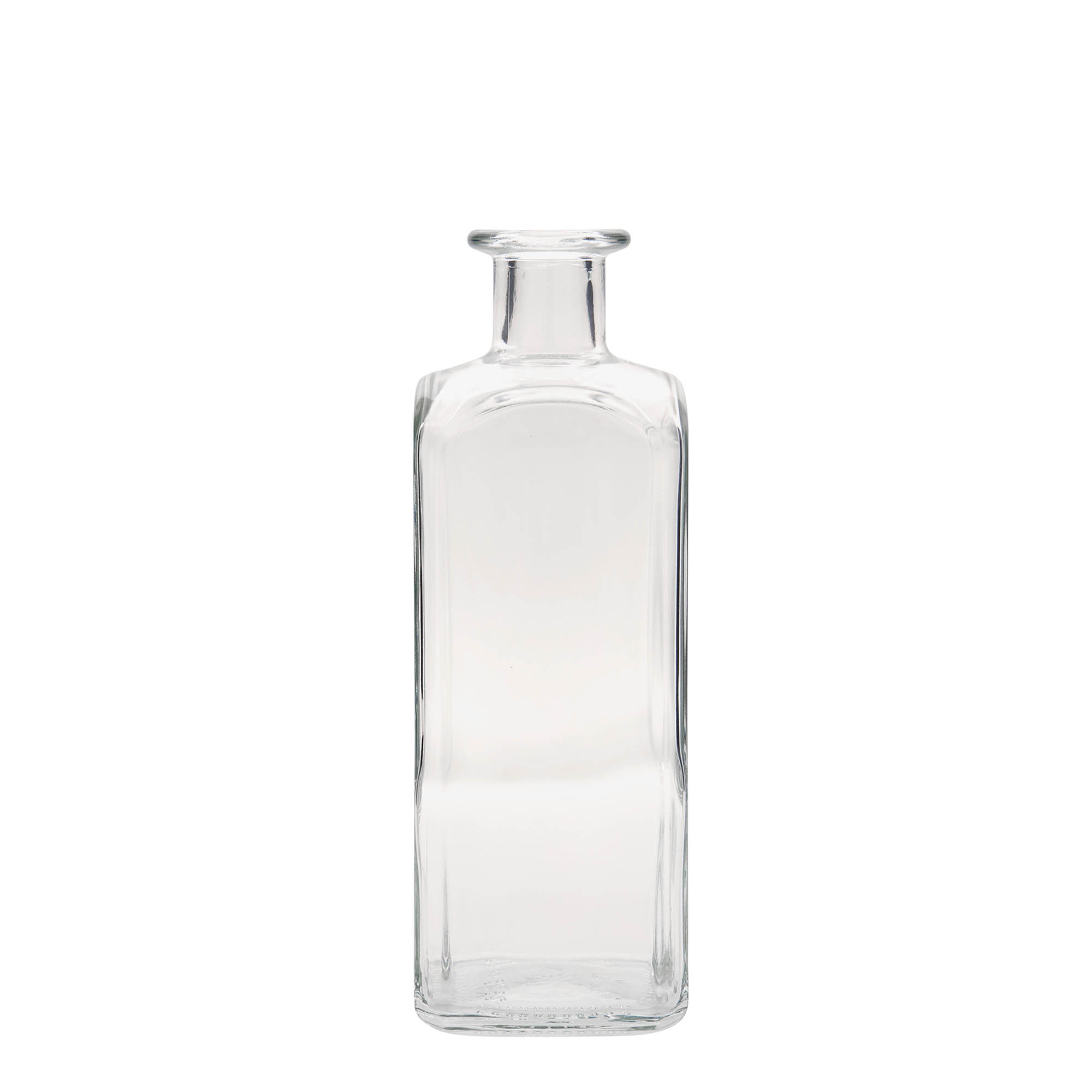 500 ml lasipullo Apotheker Carré, nelikulmainen, suuaukko: korkki 500 ml lasipullo Apotheker Carré, nelikulmainen, suuaukko: korkki