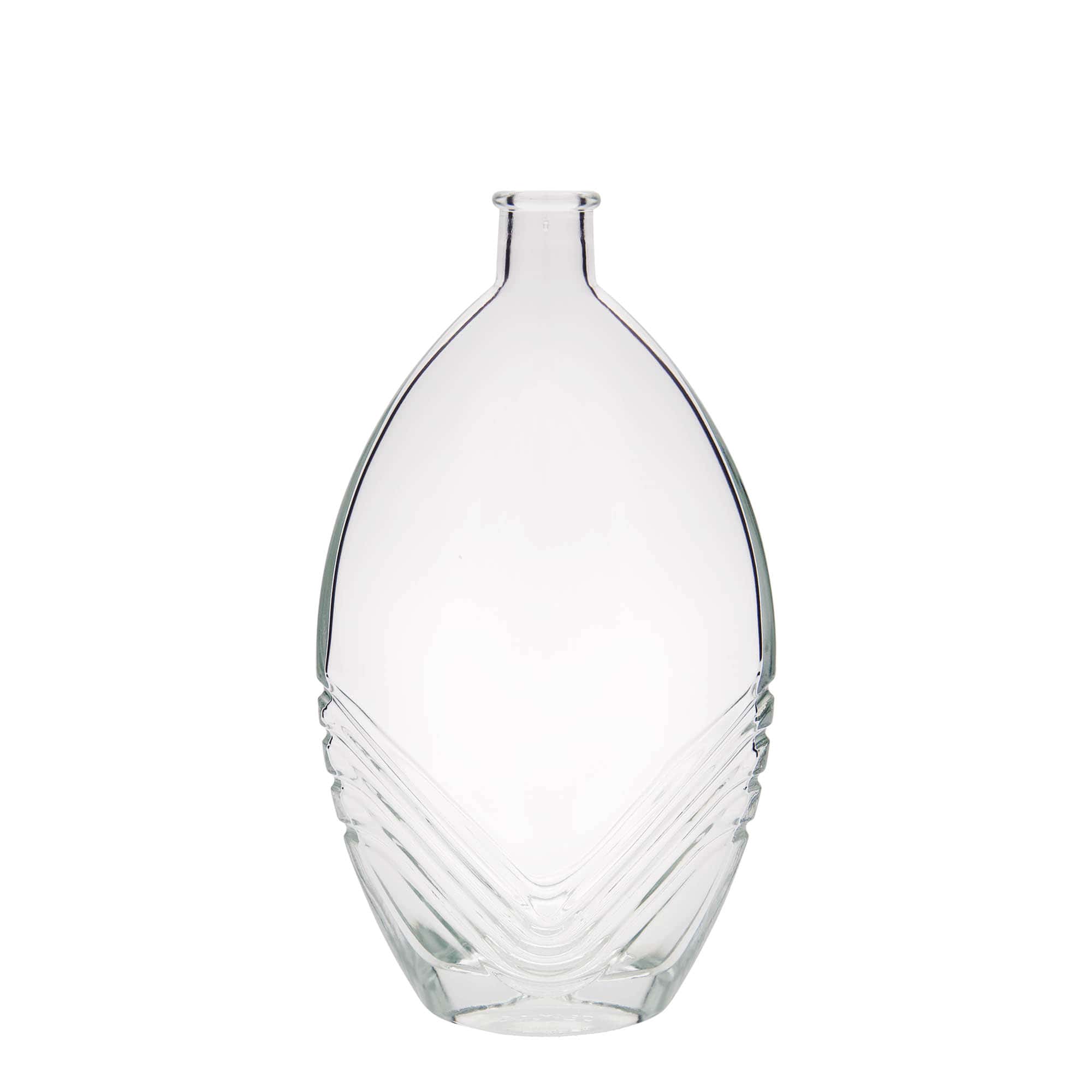 500 ml lasipullo 'Florence', soikea, suu: korkki 500 ml lasipullo 'Florence', soikea, suu: korkki