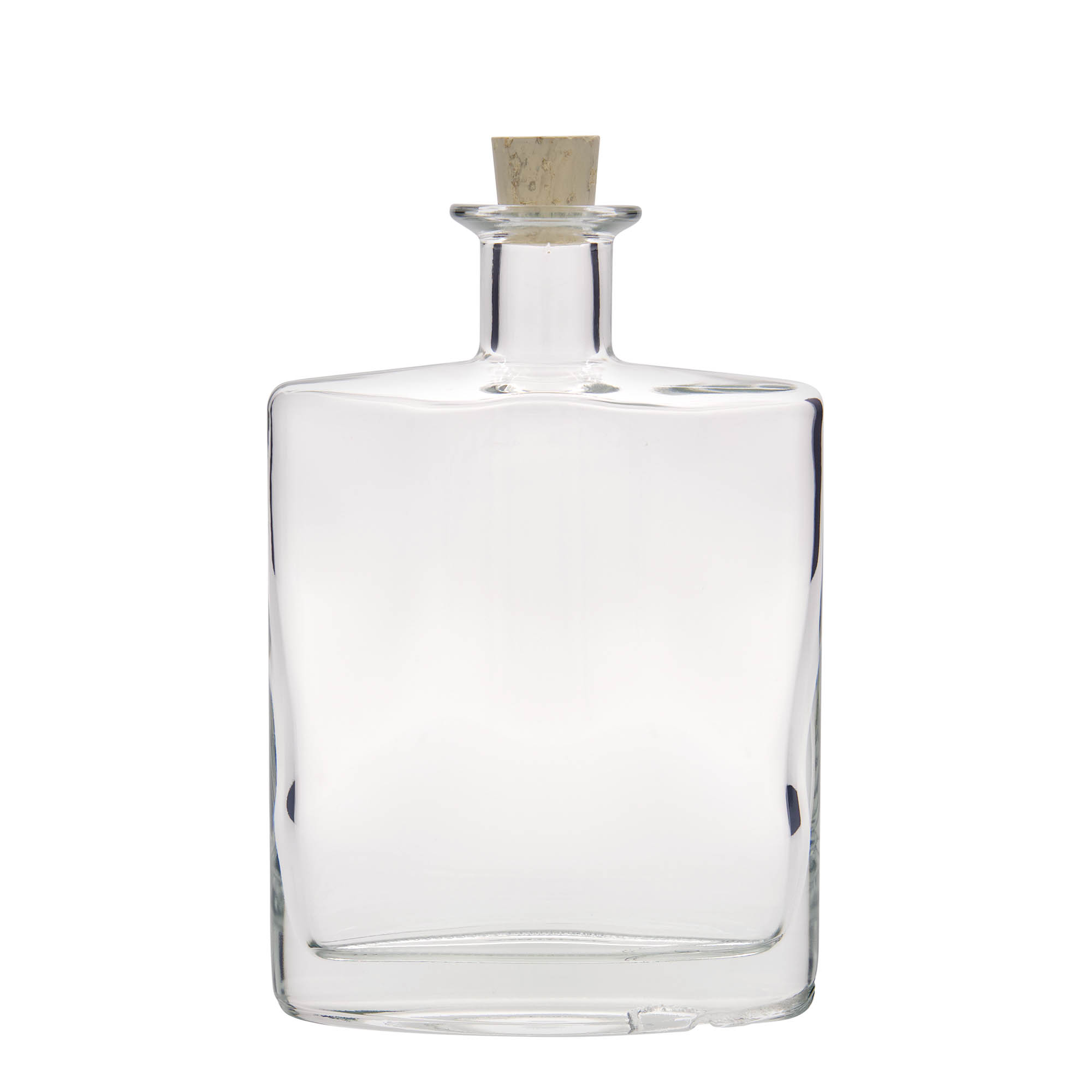 700 ml lasipullo 'Zorbas', ovaali, suuaukko: korkki 700 ml lasipullo 'Zorbas', ovaali, suuaukko: korkki