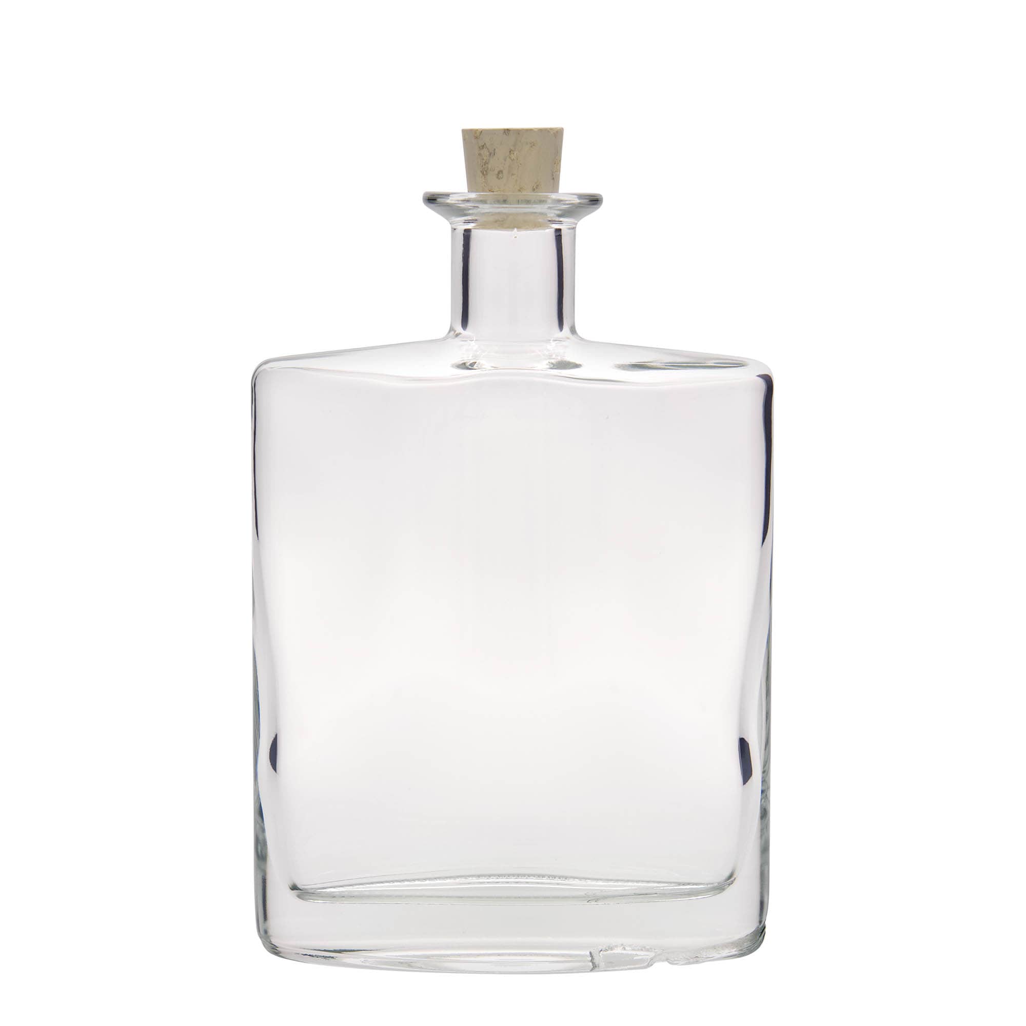 700 ml lasipullo ”Zorbas”, ovaali, suuaukko: korkki