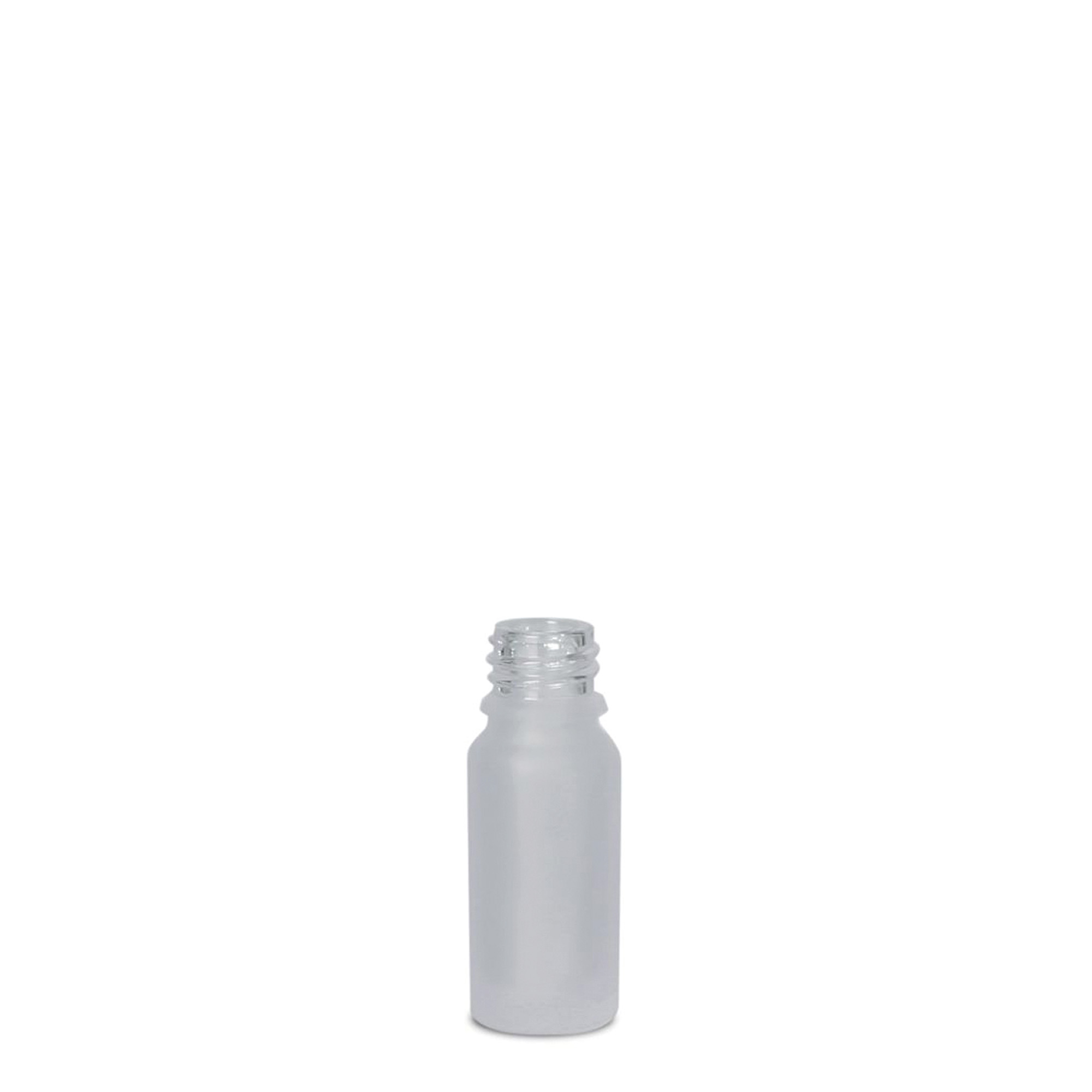 10 ml lääkeputkilo, lasia, huurrettu, suuaukko: DIN 18 10 ml lääkeputkilo, lasia, huurrettu, suuaukko: DIN 18