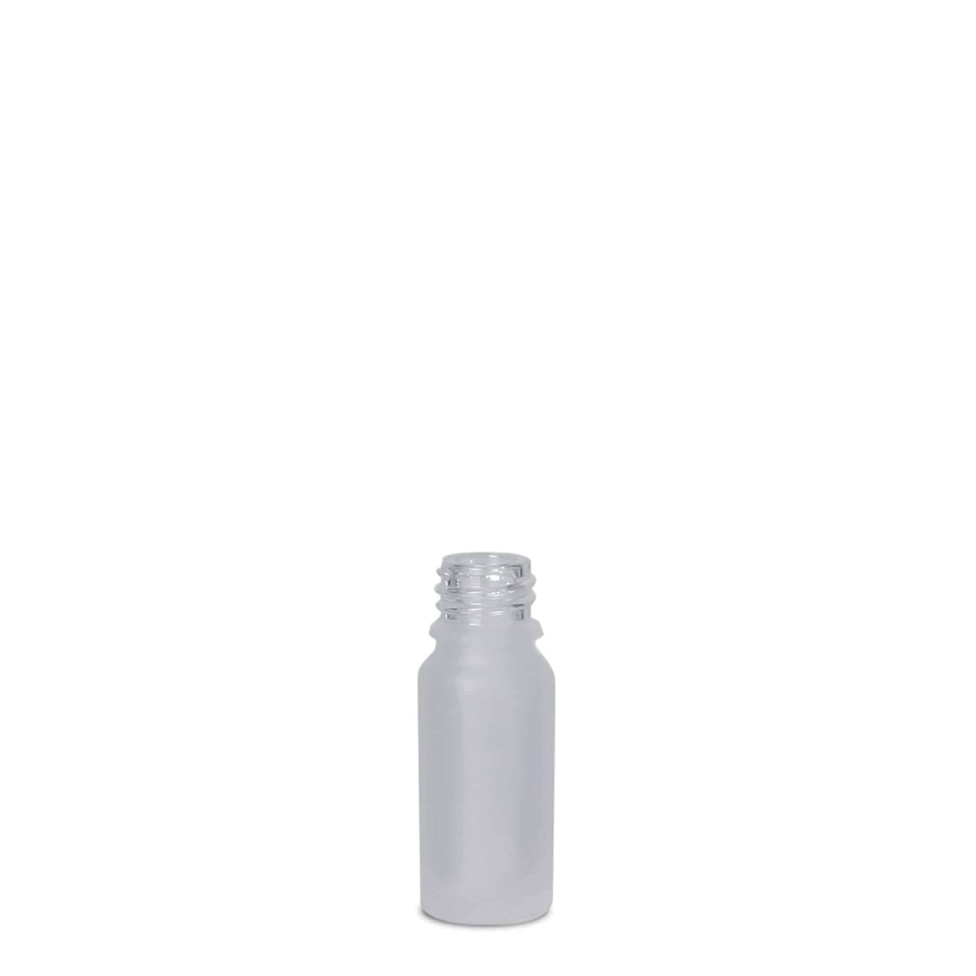 10 ml lääkeputkilo, lasia, huurrettu, suuaukko: DIN 18