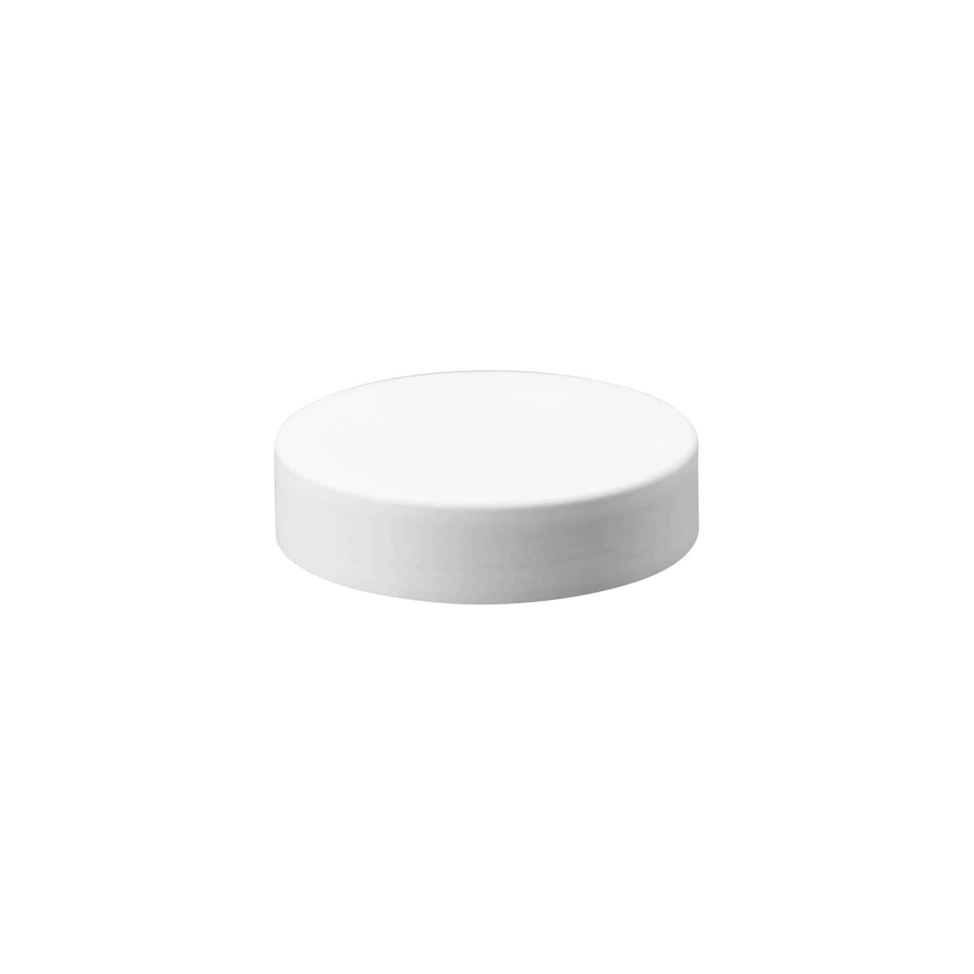 Kierrekorkki 100 ml:lle 'Antonella', PP-muovi, valk. Kierrekorkki 100 ml:lle 'Antonella', PP-muovi, valk.