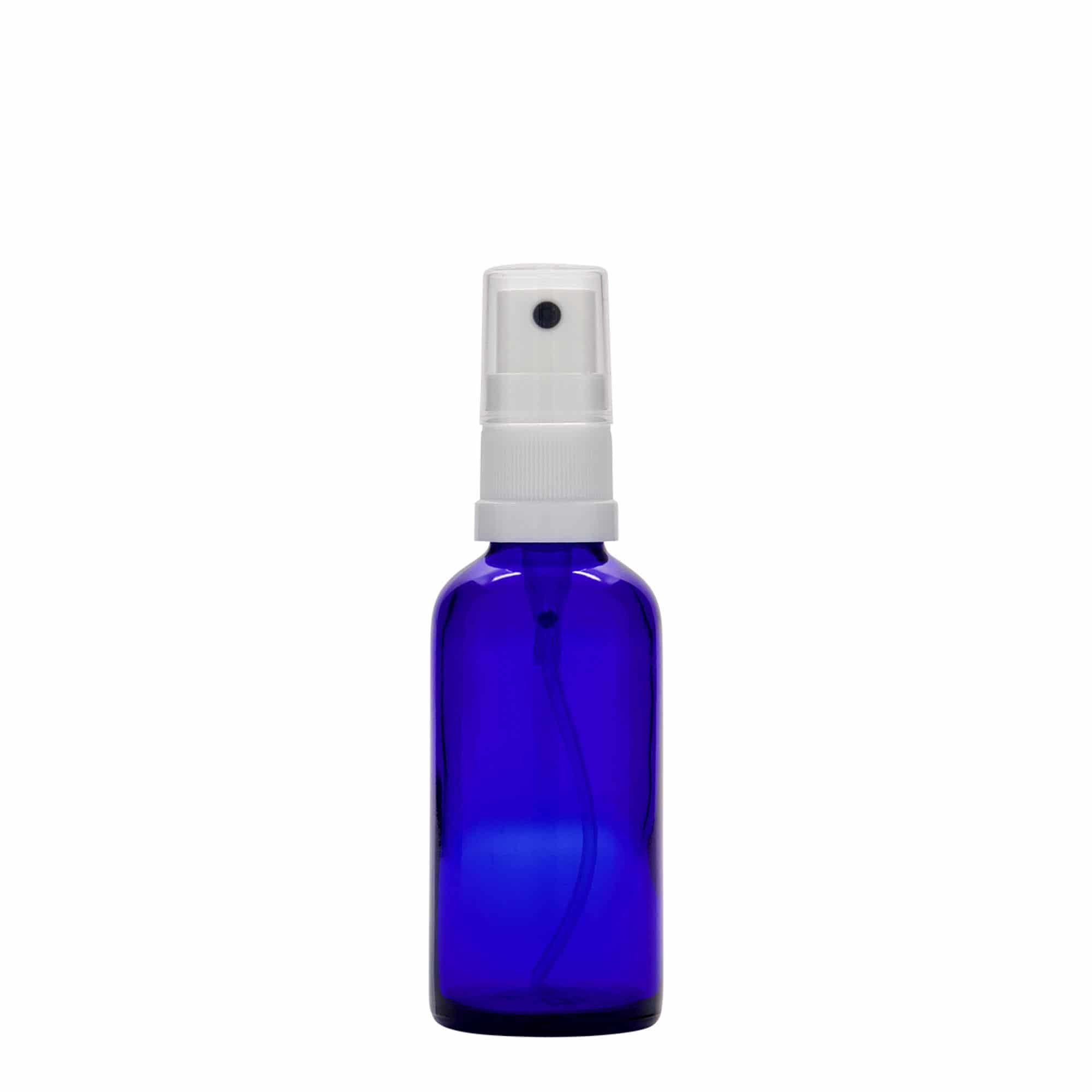 50 ml spray-pullo lääke, lasi, laivastonsininen, suu: DIN 18 50 ml spray-pullo lääke, lasi, laivastonsininen, suu: DIN 18