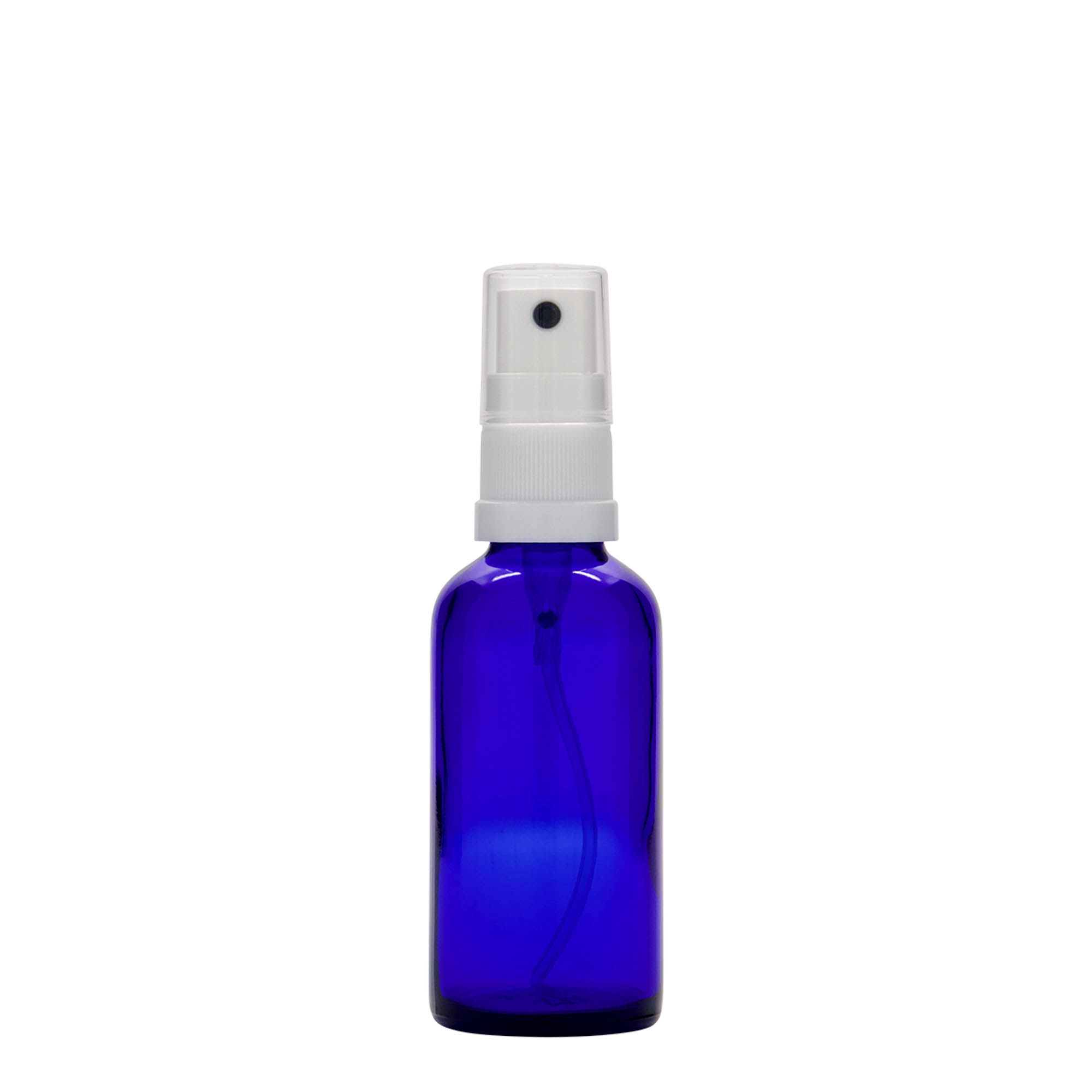 50 ml suihkepullo lääketieteellinen, lasi, kuninkaansininen, suuaukko: DIN 18 50 ml suihkepullo lääketieteellinen, lasi, kuninkaansininen, suuaukko: DIN 18