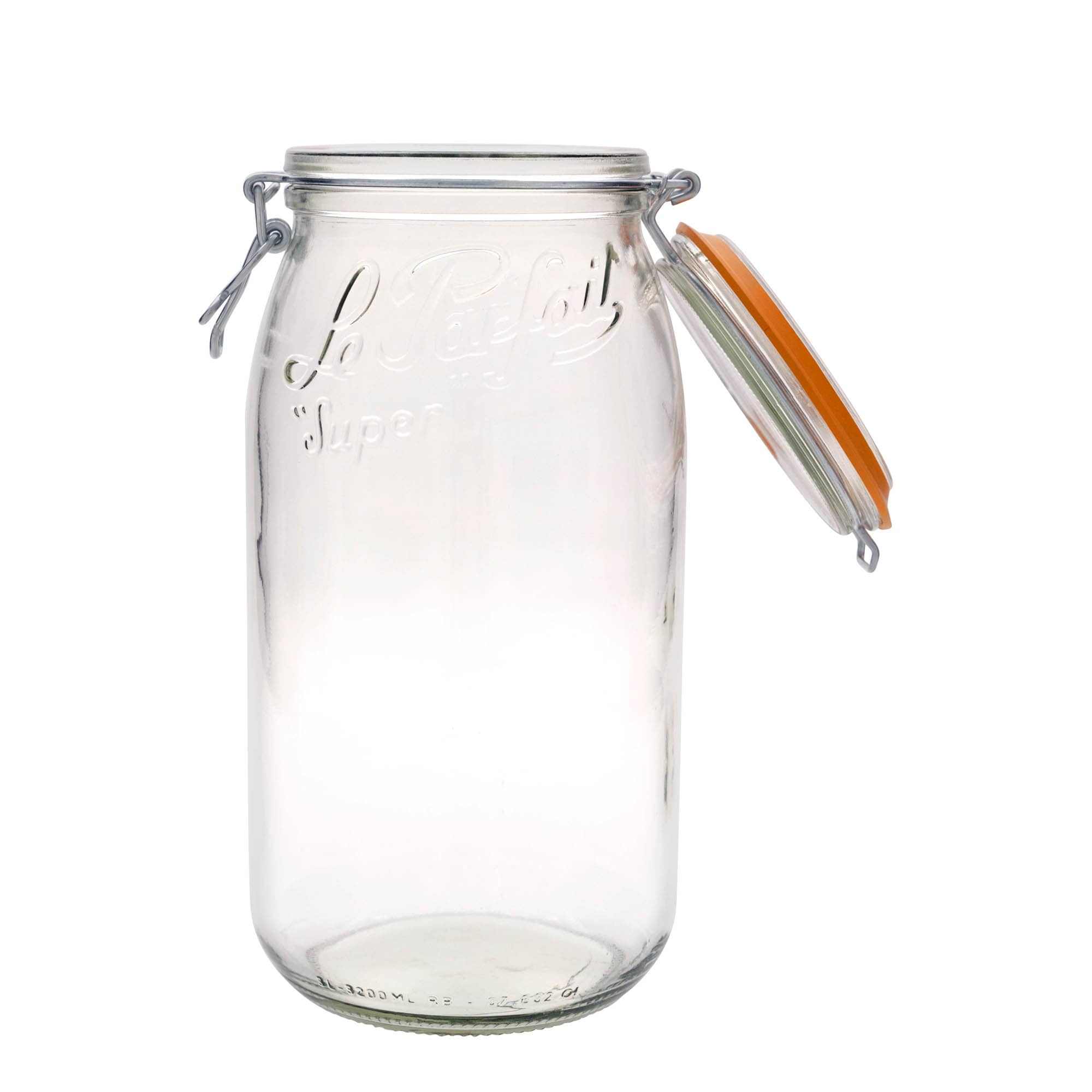 3 000 ml:n metalliklipsikansi 'Le Parfait Super Bocal', suuaukko: metalliklipsisuljin