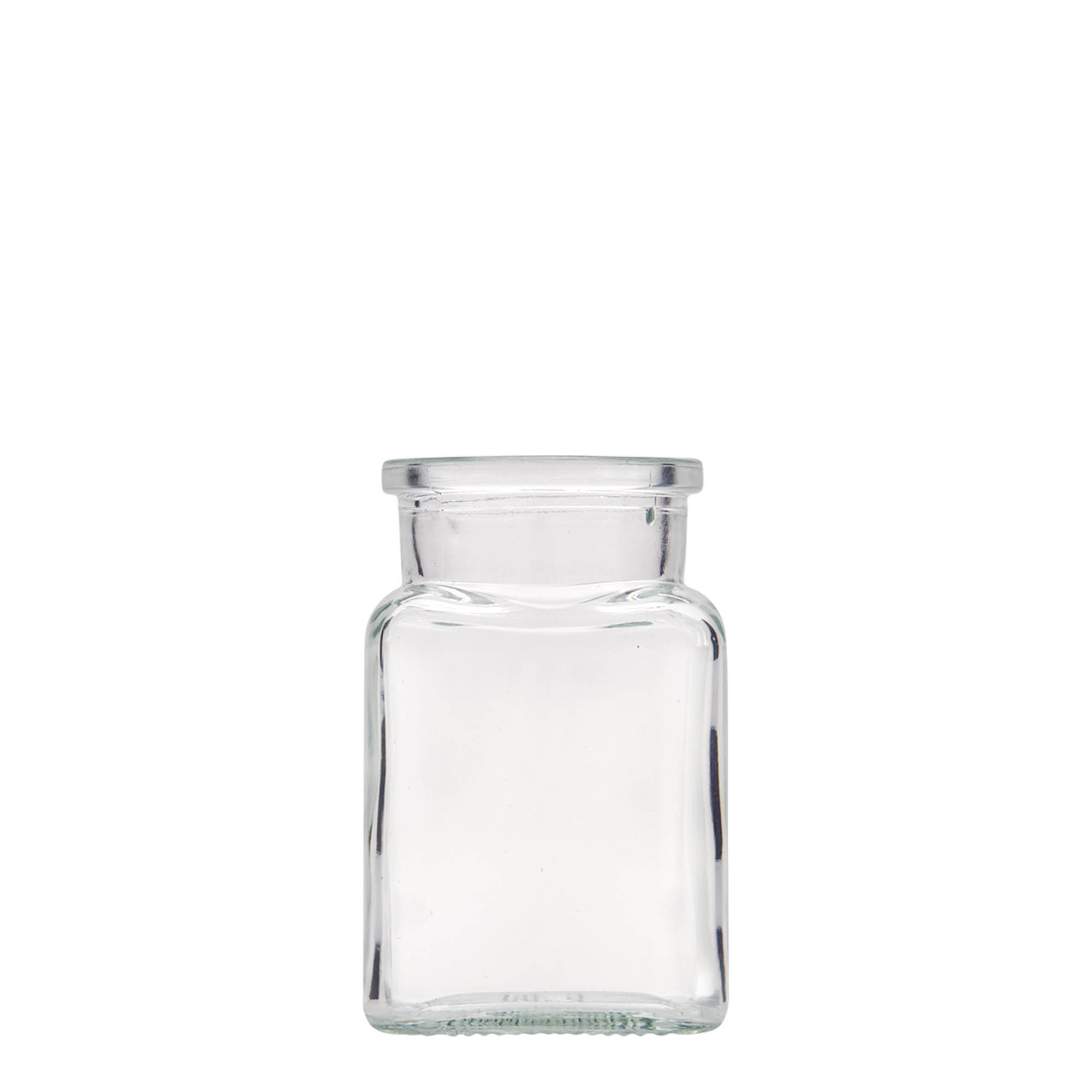 150 ml korkkilasi, neliskulmainen, suuaukko: korkki