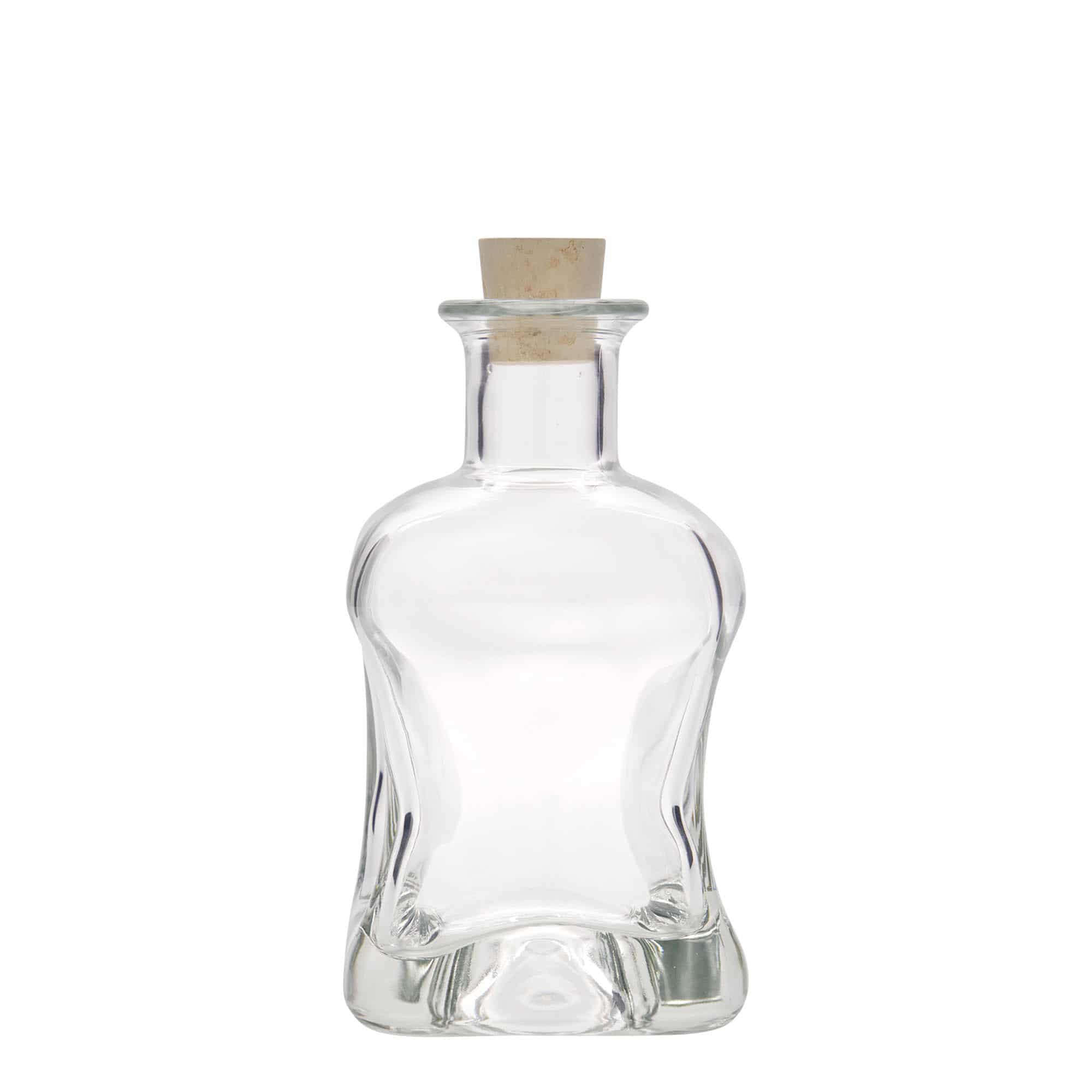 350 ml lasipullo 'Dublin', neliö, suu: korkki