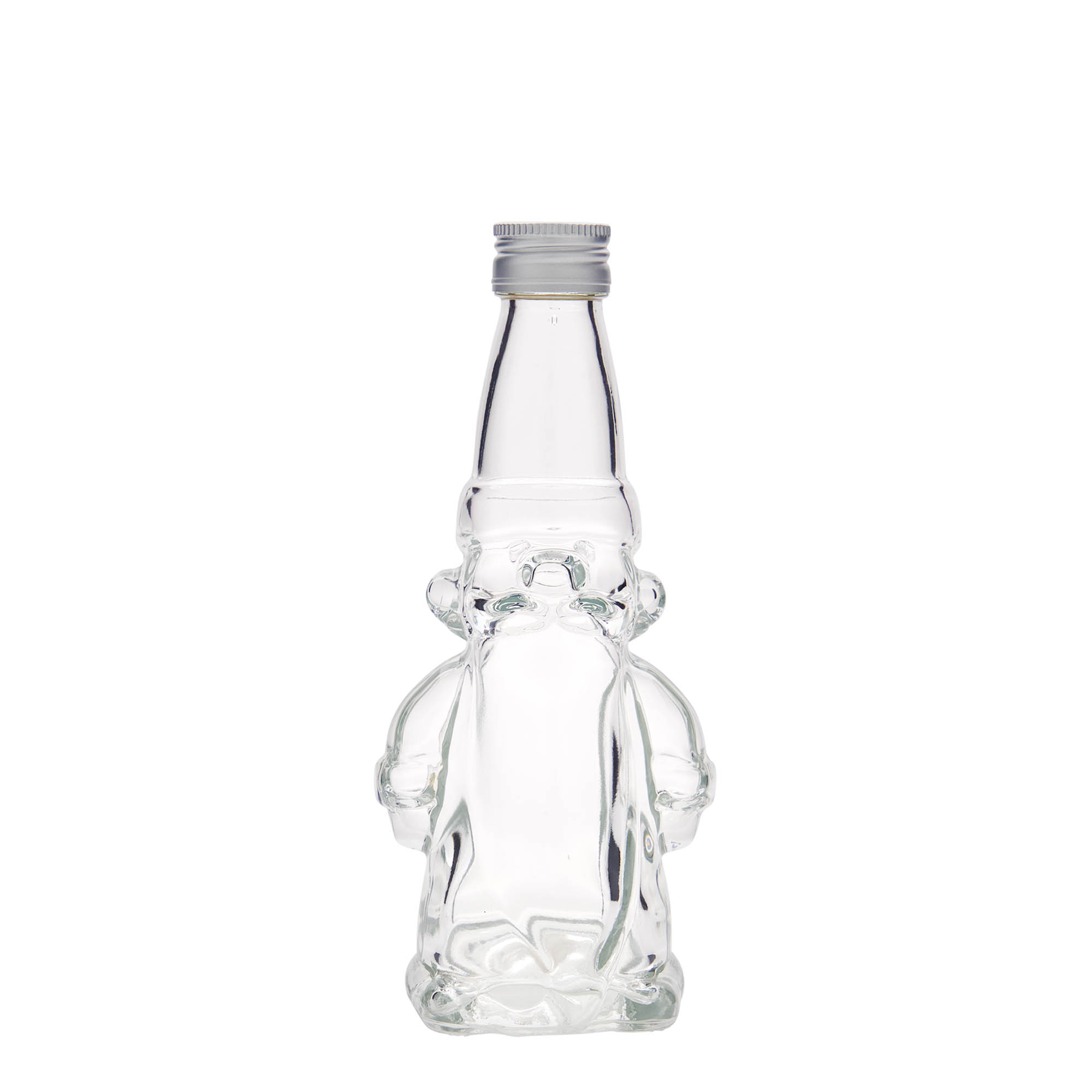200 ml lasipullo 'Joulutonttu', suuaukko: PP 28