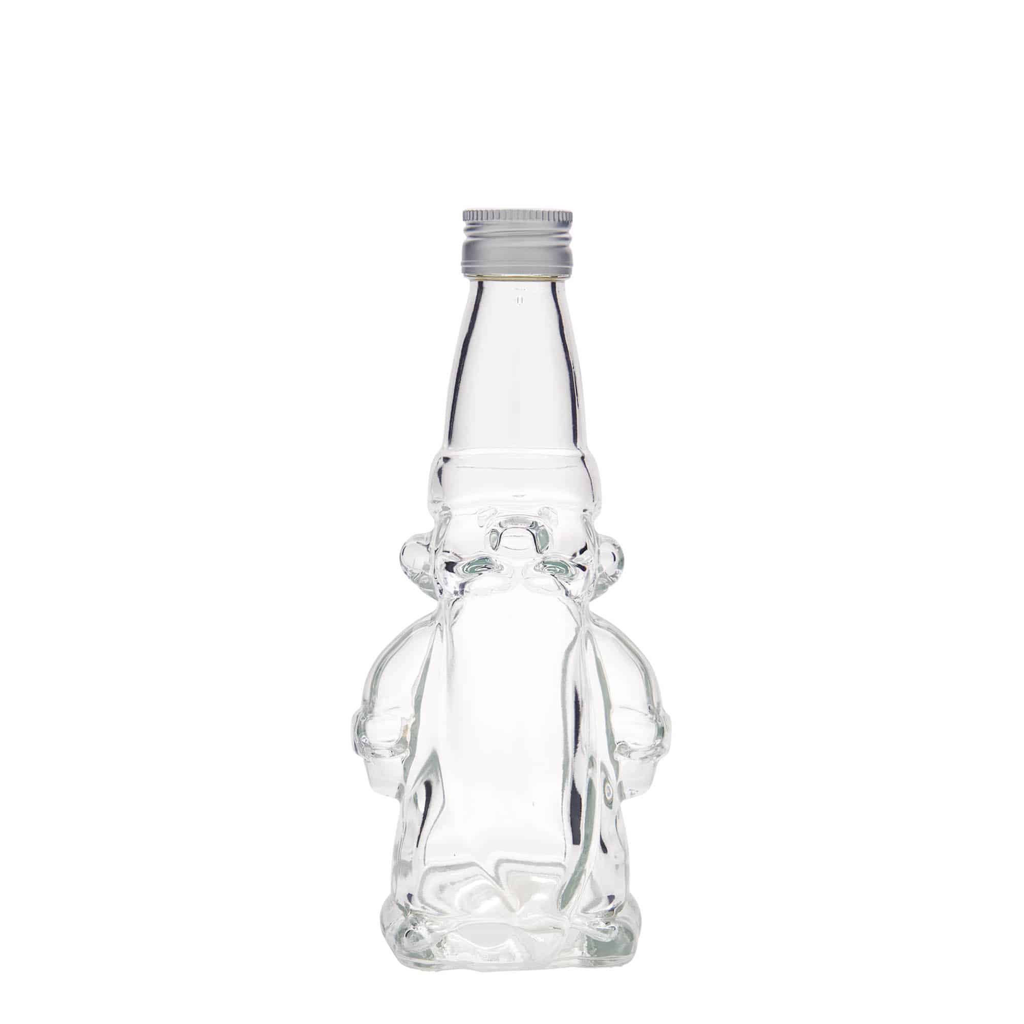200 ml lasipullo 'Joulutonttu', suuaukko: PP 28