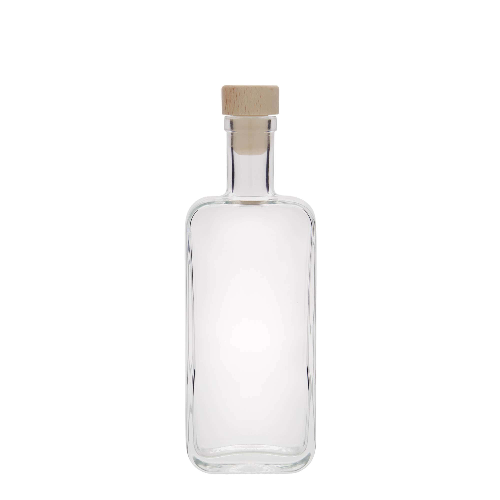 200 ml lasipullo ”Nice”, suorakaide, suuaukko: korkki