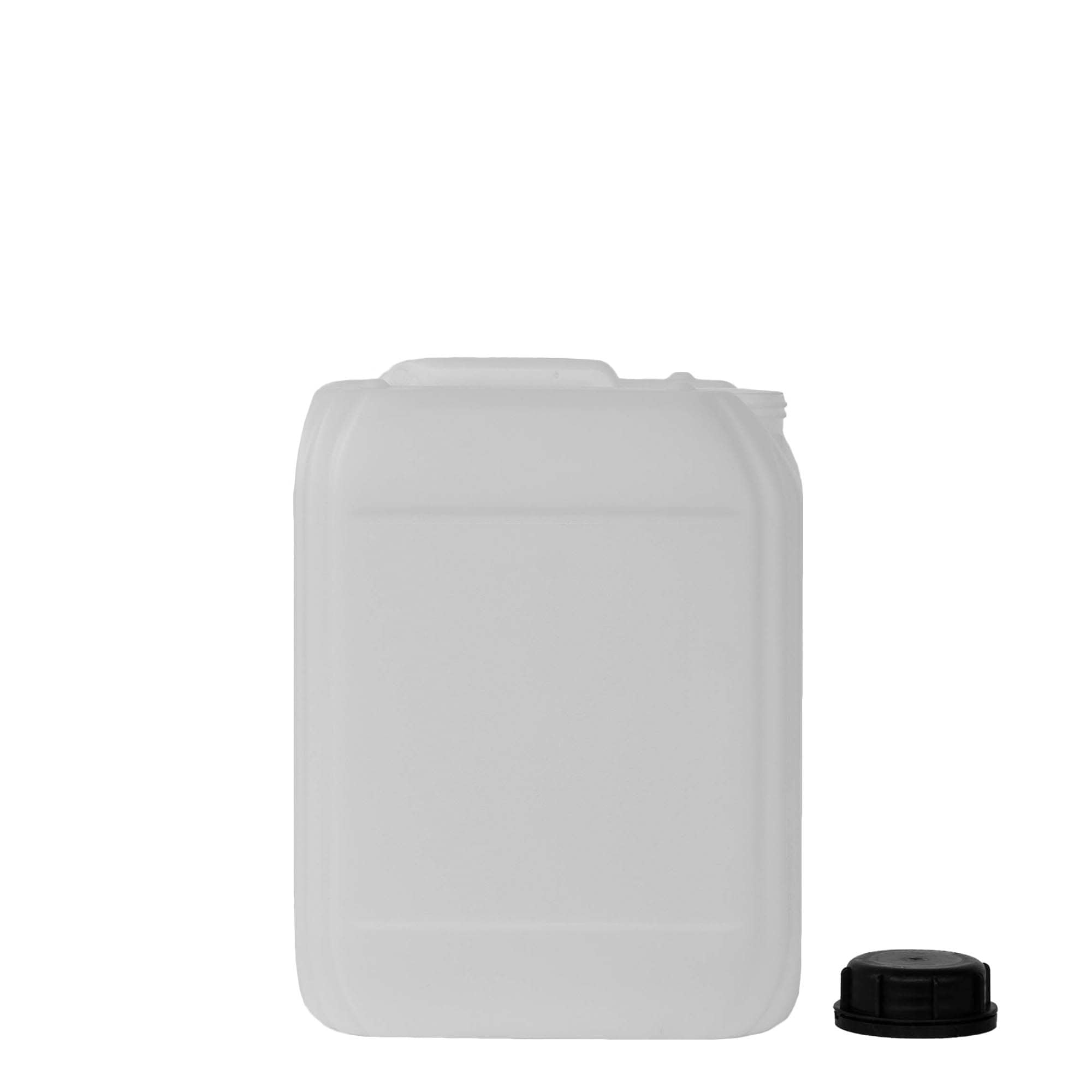 10 l kanisteri, suorakaide, HDPE-muovi, luonnonväri, suuaukon koko: ND 55