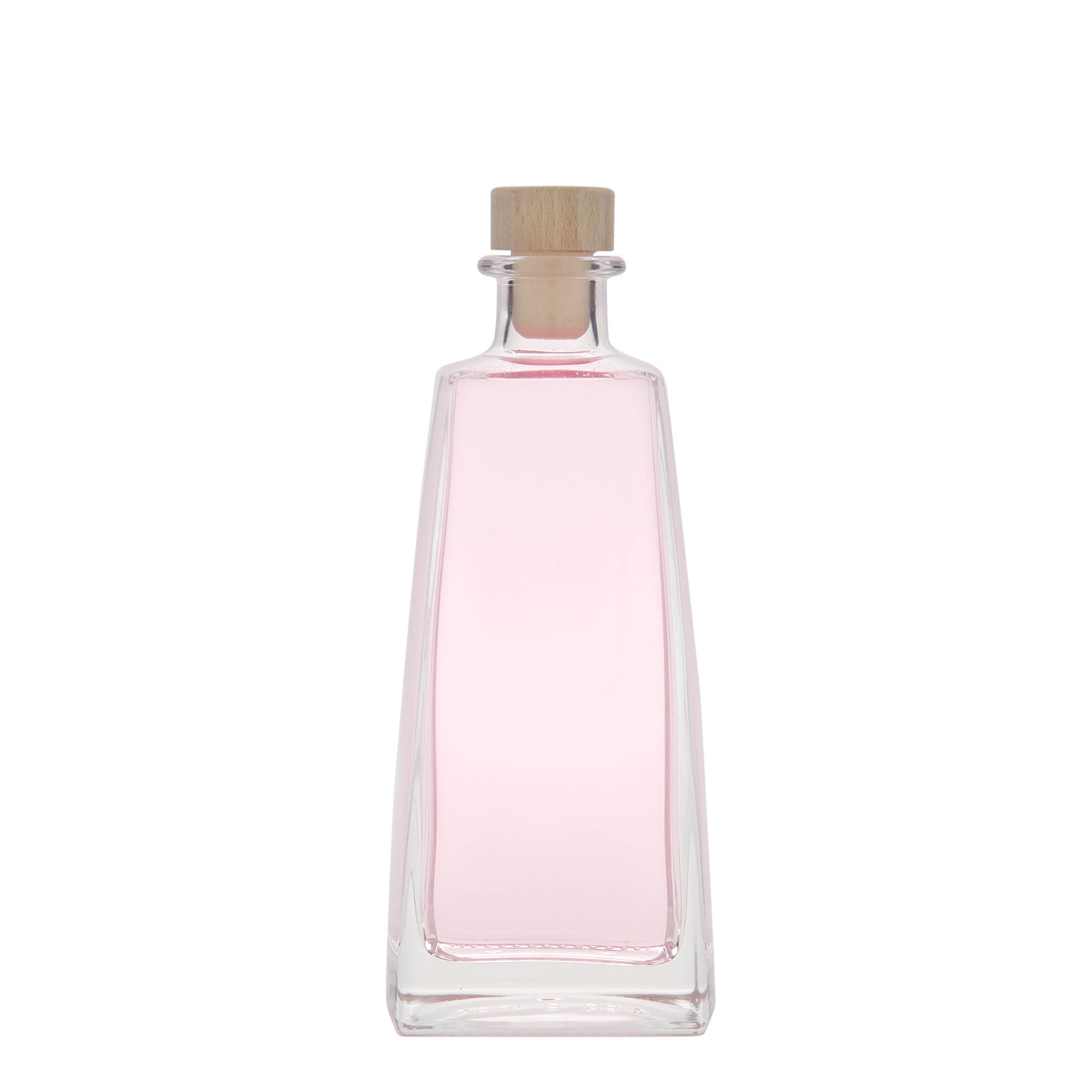 350 ml lasipullo 'Timmy', suorakaide, suuaukko: korkki