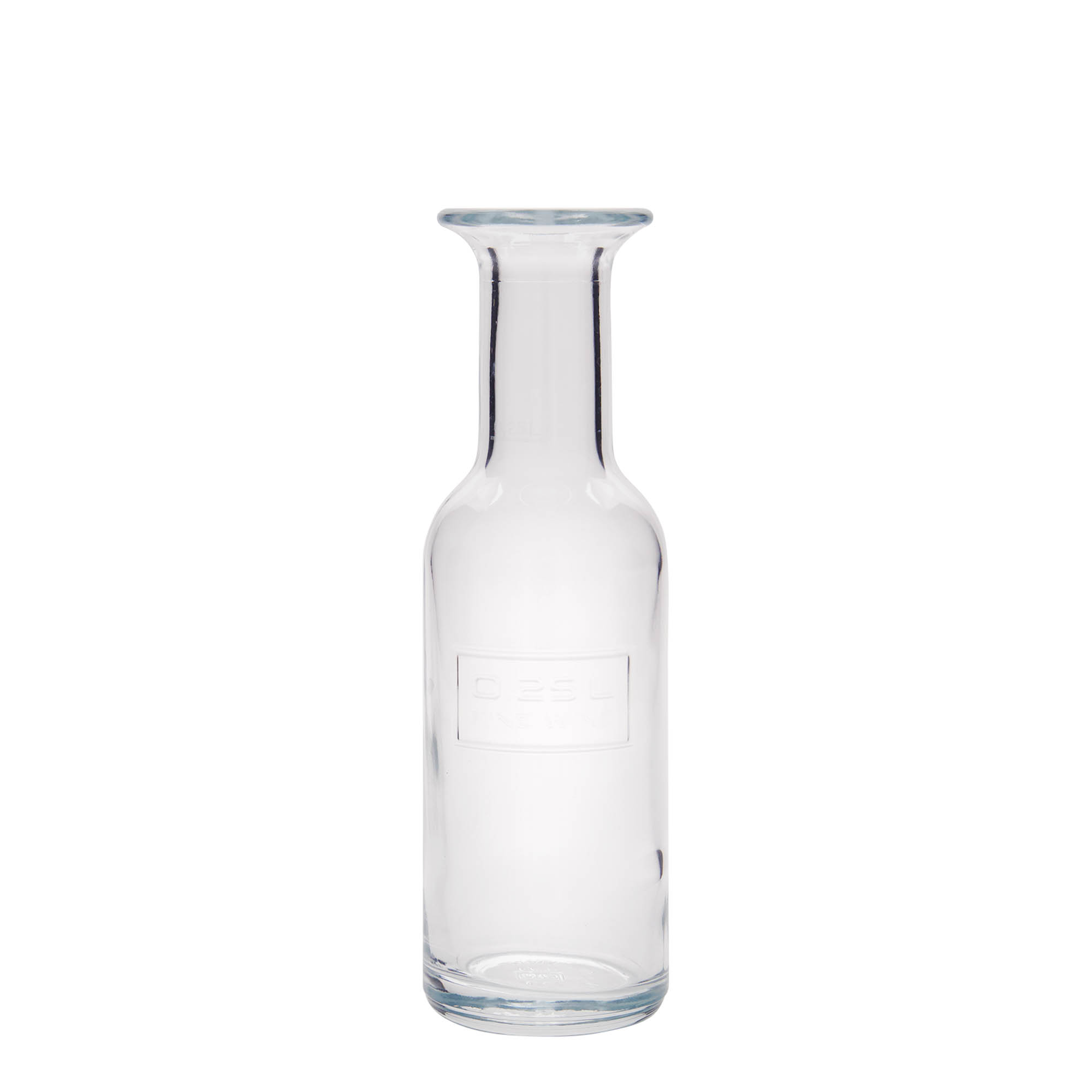 250 ml lasipullo 'Optima Fine Wine', suuaukko: korkki