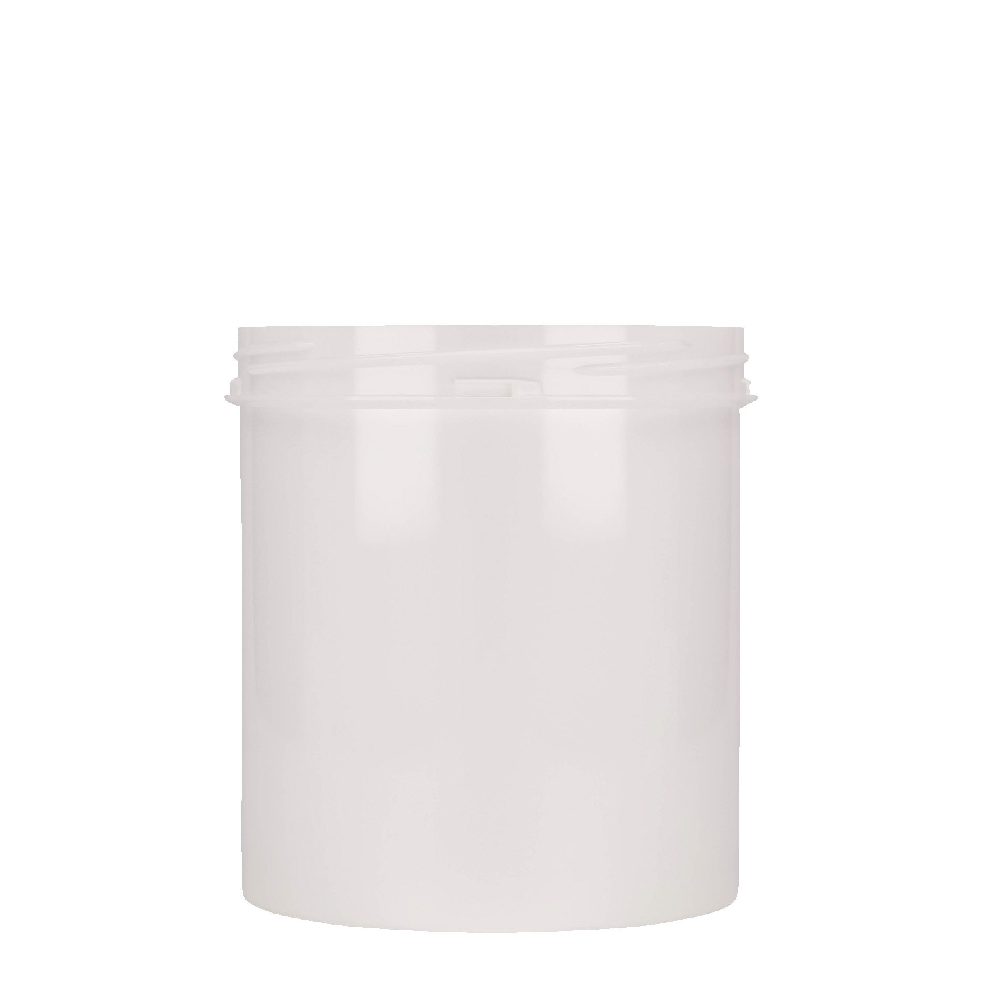 1.000 ml muovipurkki 'Securilock', PP, valkoinen, suuaukko: ruuvikorkki 1.000 ml muovipurkki 'Securilock', PP, valkoinen, suuaukko: ruuvikorkki