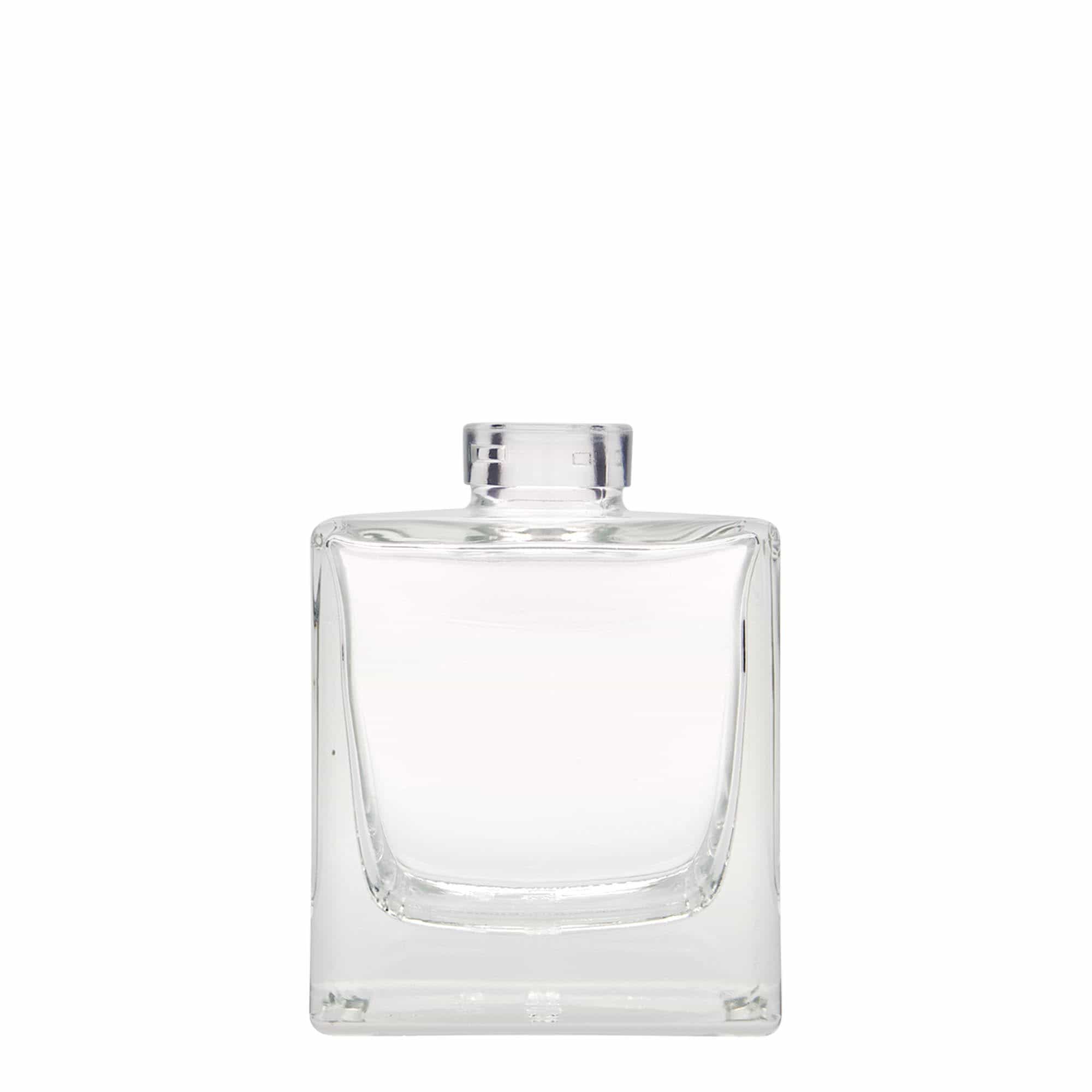 200 ml lasipullo 'Cube', neliö, suu: korkki 200 ml lasipullo 'Cube', neliö, suu: korkki