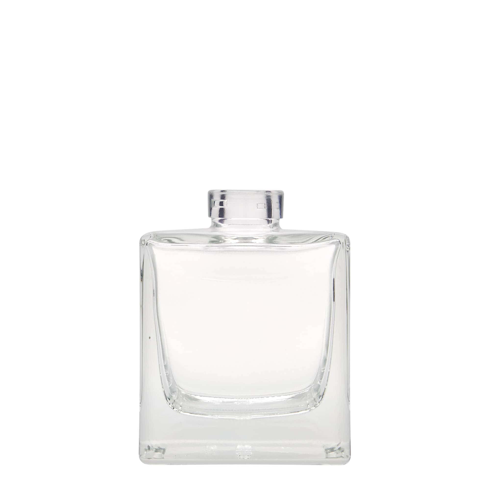 200 ml lasipullo 'Cube', neliö, suuaukko: korkki