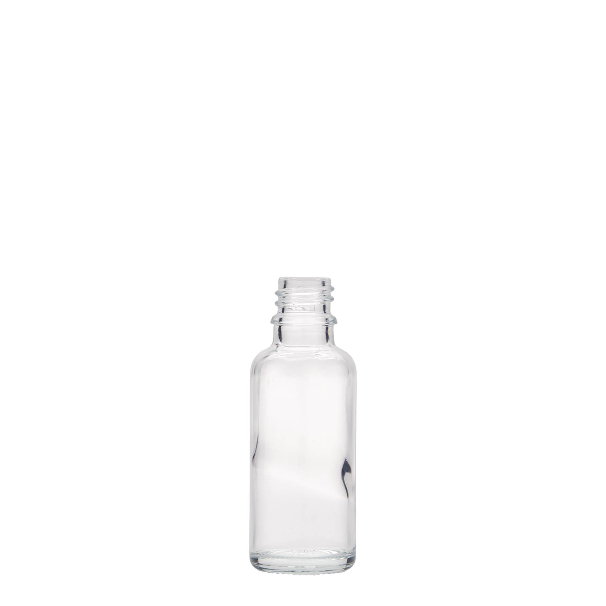 30 ml lääkepullo, lasia, suuaukko: DIN 18