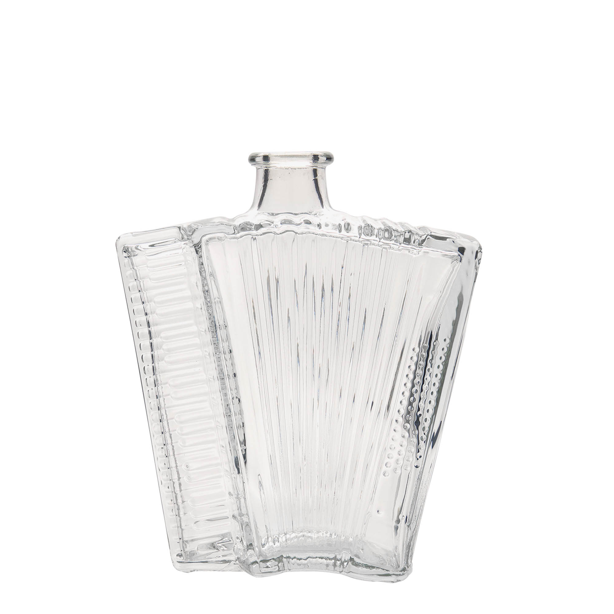 500 ml lasipullo ”Harmonikka”, suuaukko: korkki