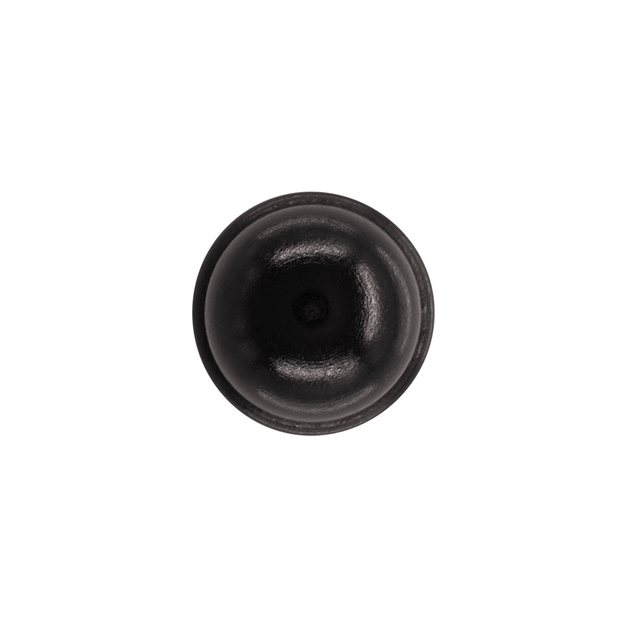 Kahvakorkki 19 mm "Meloni", puu/PE, musta, suulle: korkki