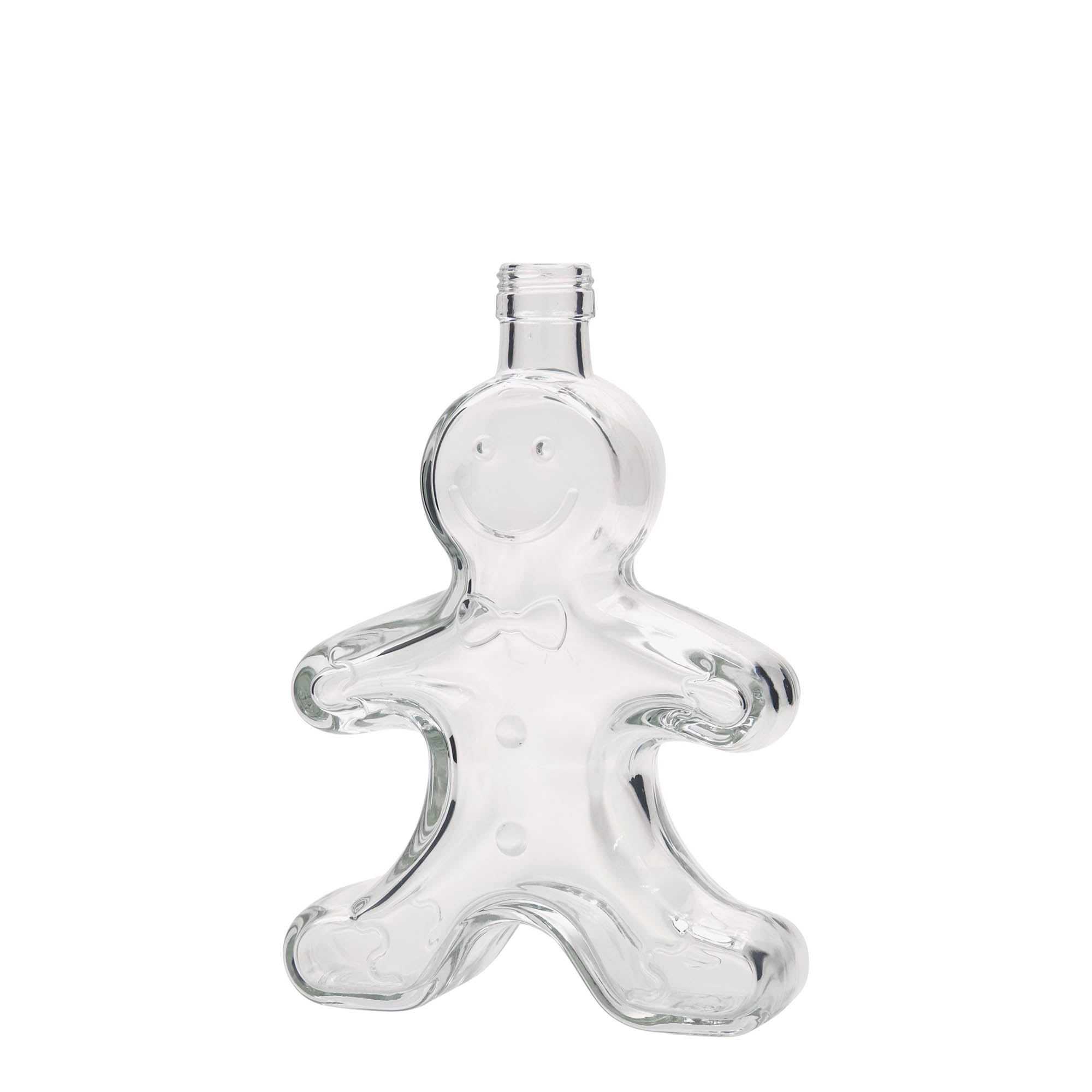 250 ml lasipullo 'Lebkuchenmann', suuaukko: PP 24