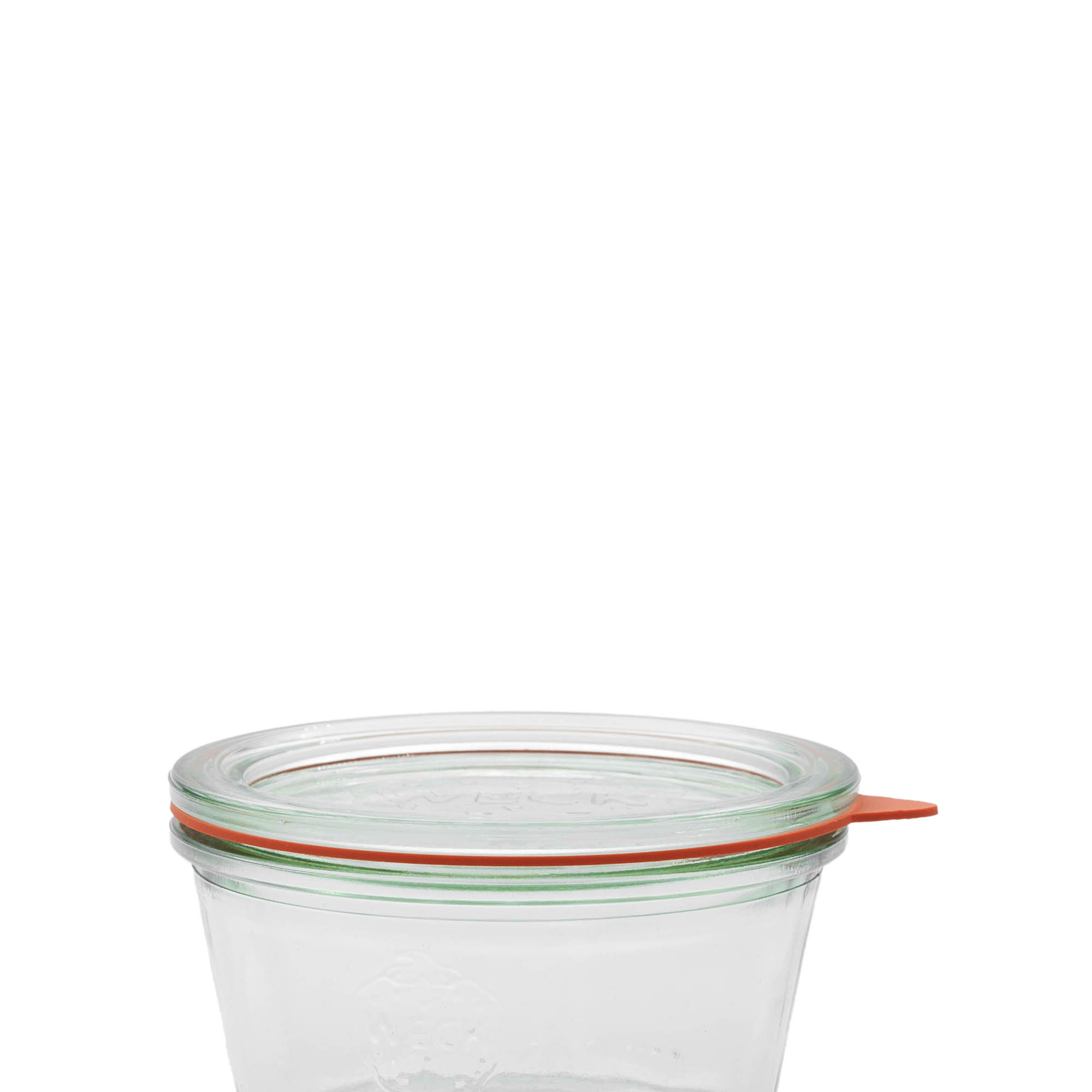 WECK-kiehautusrengas RR100 #, punainen, suu: pyöreä reuna