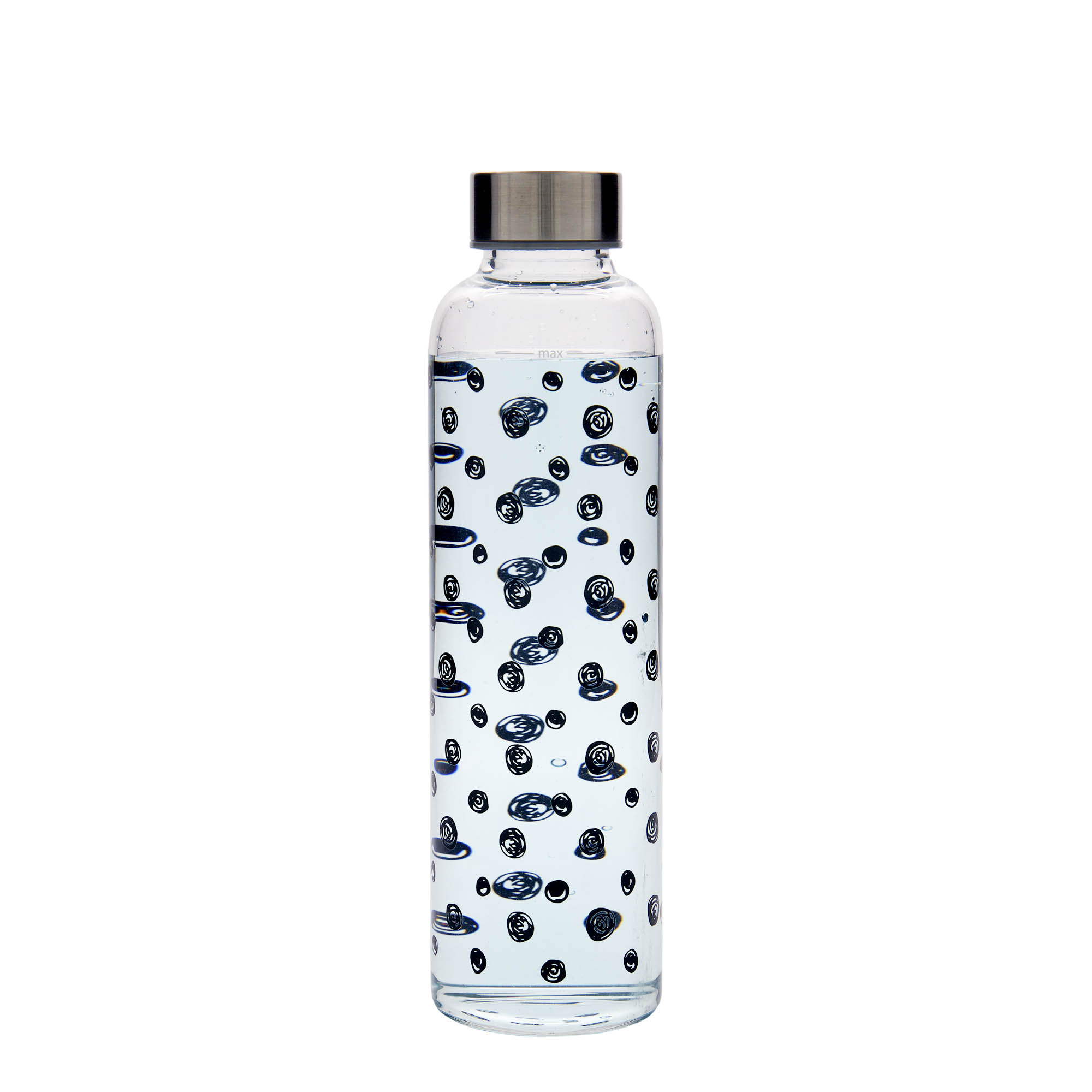 500 ml juomapullo 'Perseus - Mustat pisteet', suuaukko: ruuvikorkki