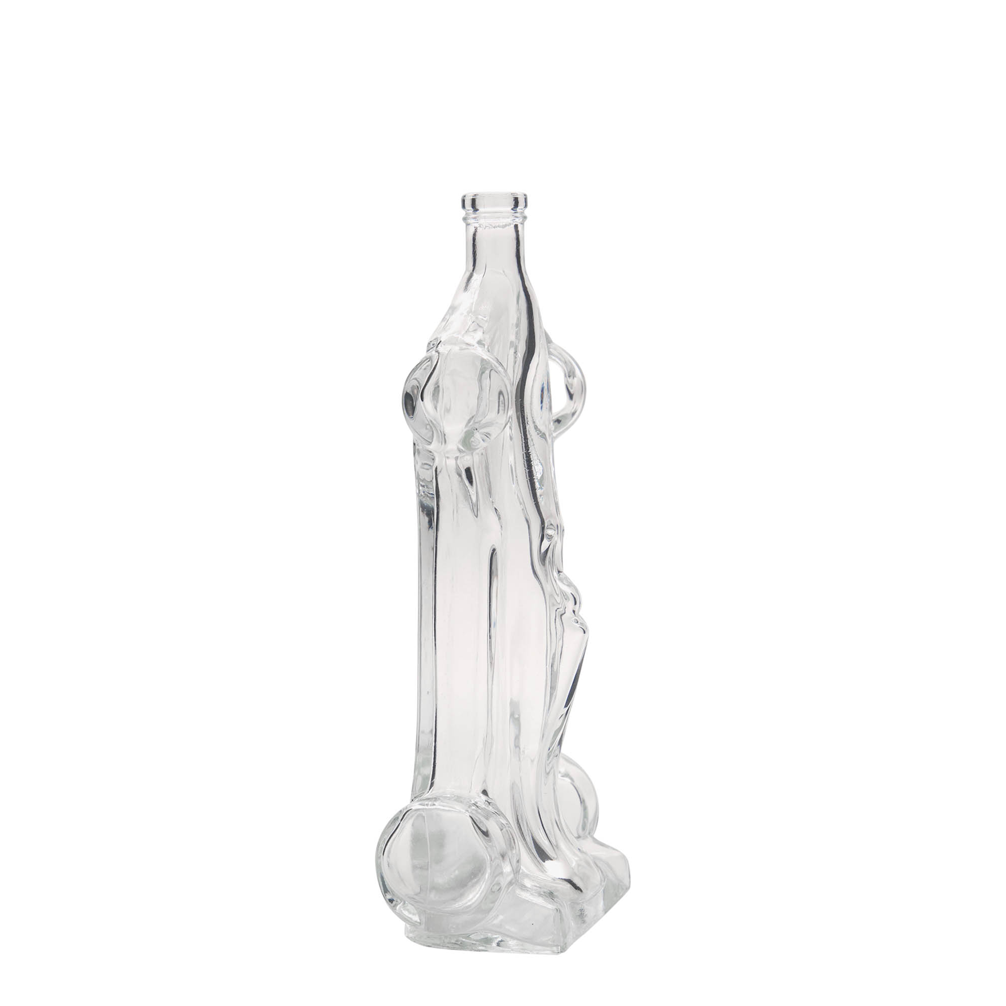 200 ml lasipullo 'Kilpa-auto', suuaukko: korkki