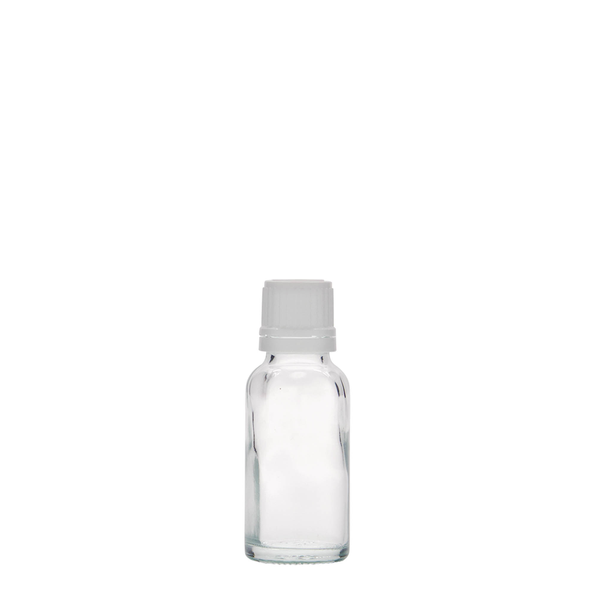 20 ml lääkepullo, lasia, suuaukko: DIN 18 20 ml lääkepullo, lasia, suuaukko: DIN 18