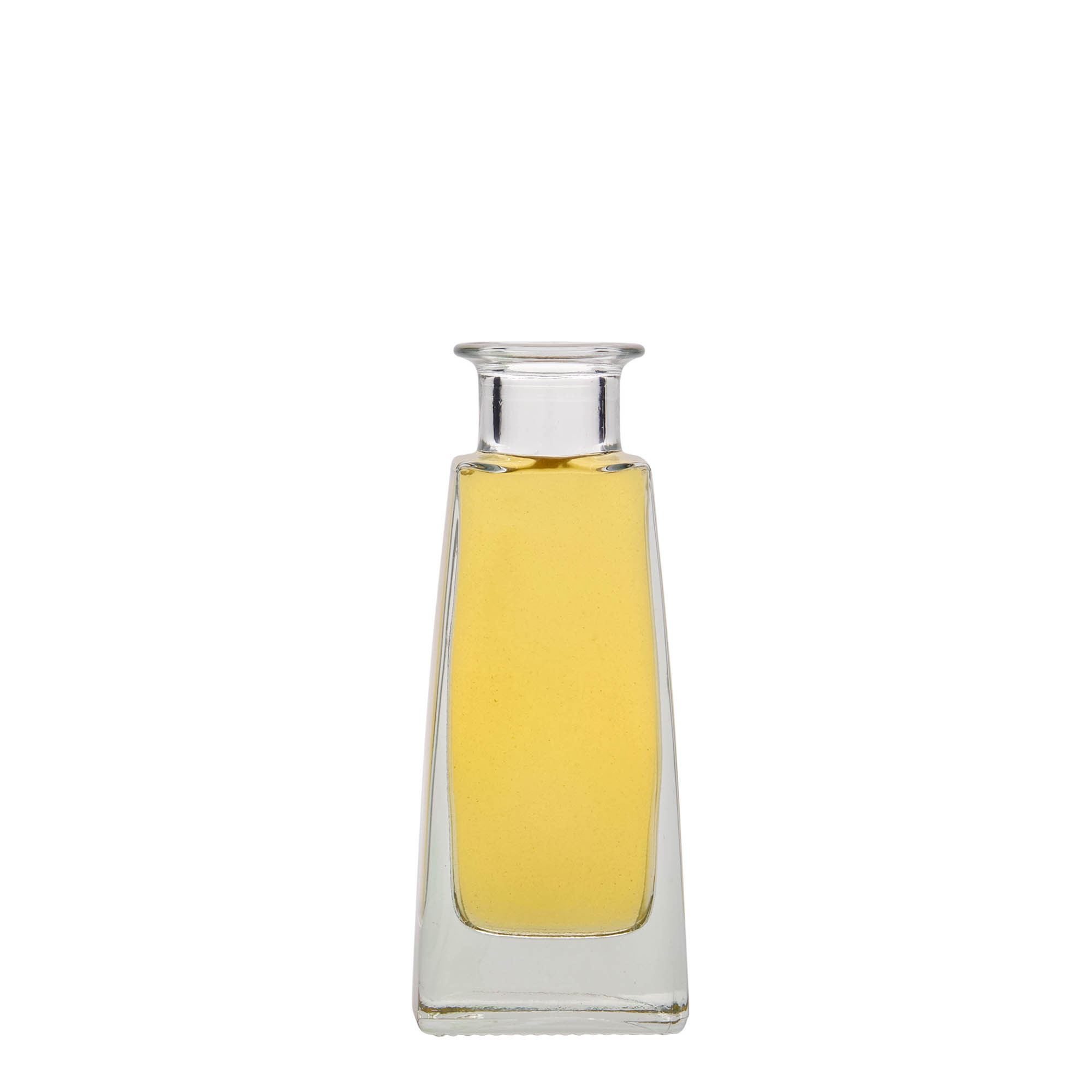 100 ml lasipullo ”Timmy”, suorakaiteen muotoinen, suuaukko: korkki