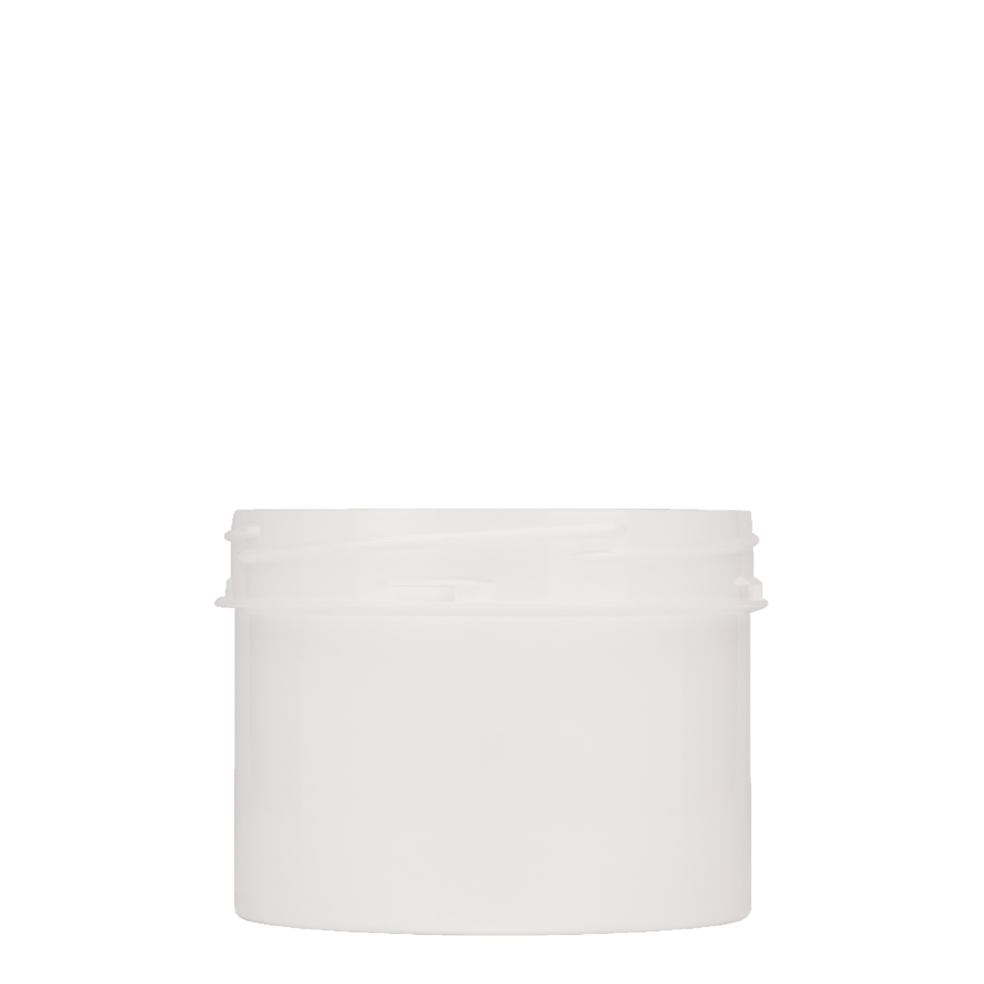 300 ml muovipurkki 'Securilock', PP, valkoinen, suuaukko: ruuvikorkki 300 ml muovipurkki 'Securilock', PP, valkoinen, suuaukko: ruuvikorkki