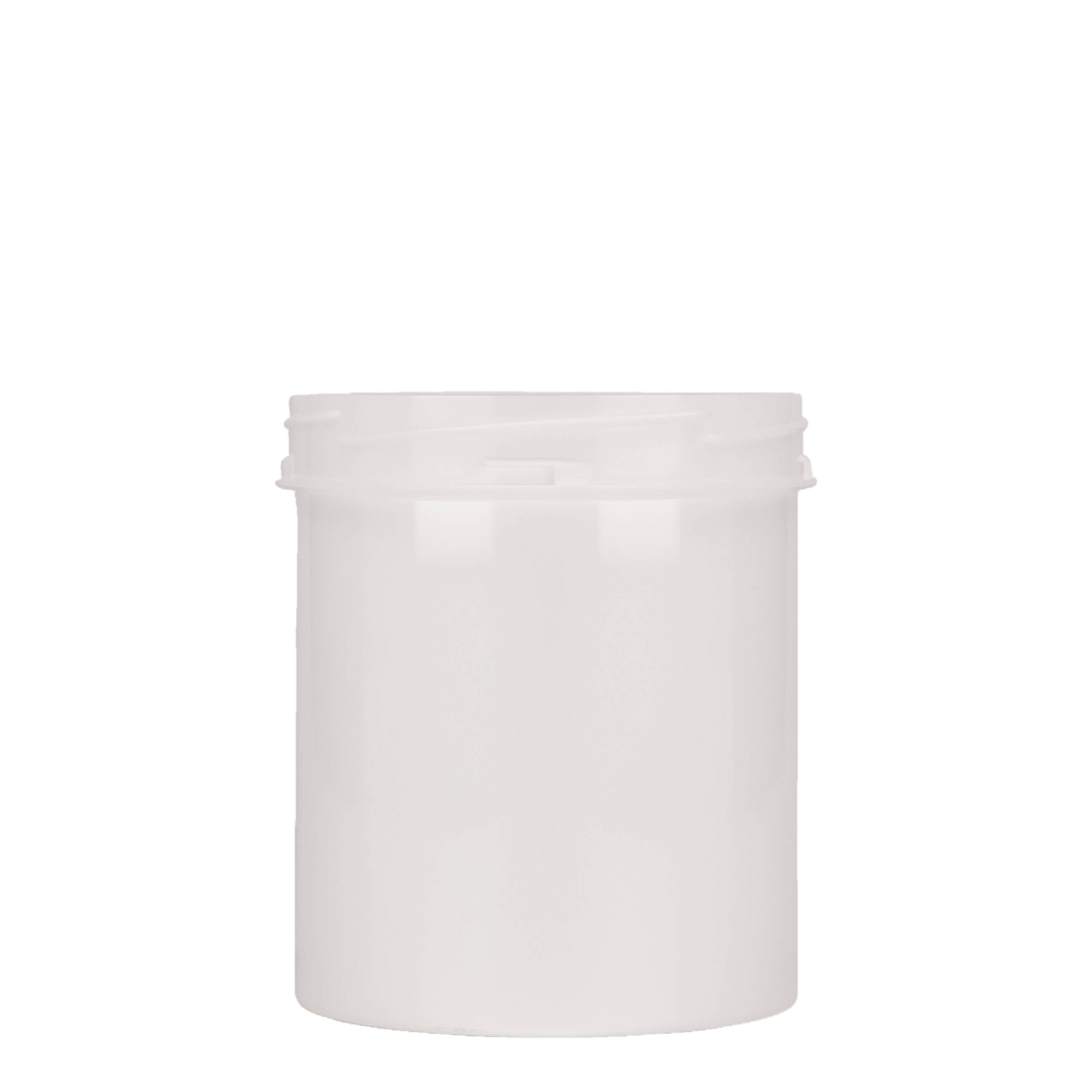 500 ml muovipurkki ”Securilock”, PP, valkoinen, suuaukko: ruuvikorkki