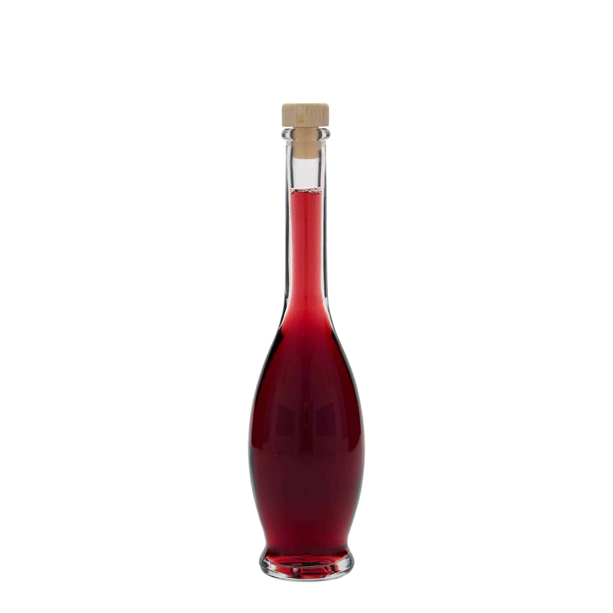 100 ml lasipullo 'Gina', suuaukko: korkki