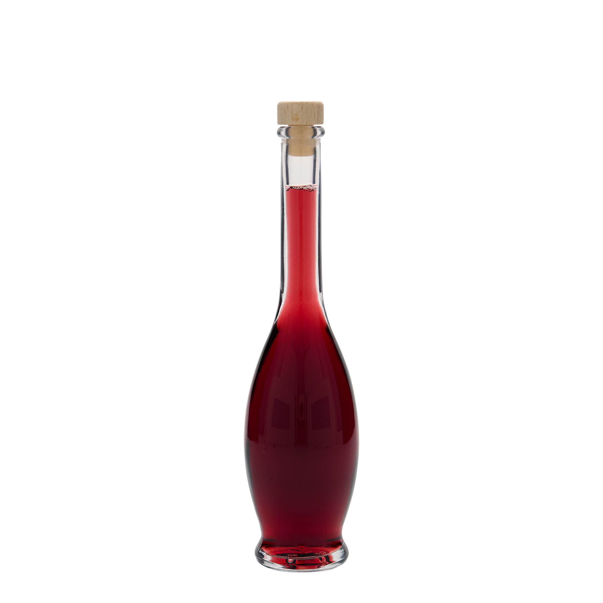100 ml lasipullo ”Gina”, suuaukko: korkki
