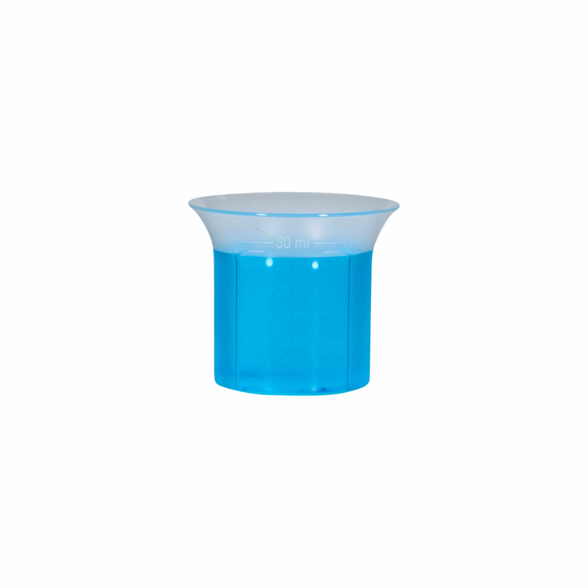 Mittakuppi 5-30 ml, PP-muovi Mittakuppi 5-30 ml, PP-muovi