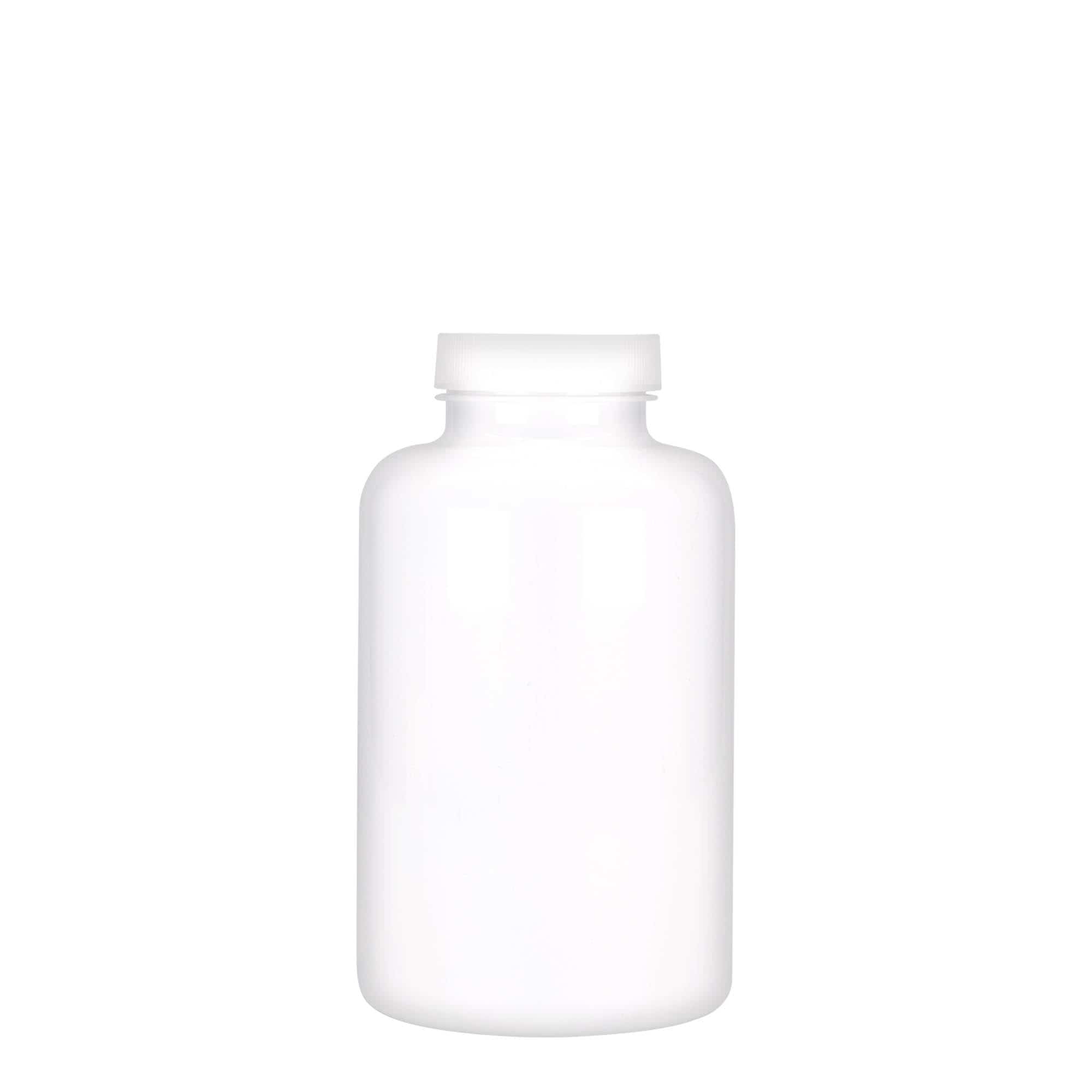 500 ml PET-Packer, muovi, valk., suu: GPI 45/400