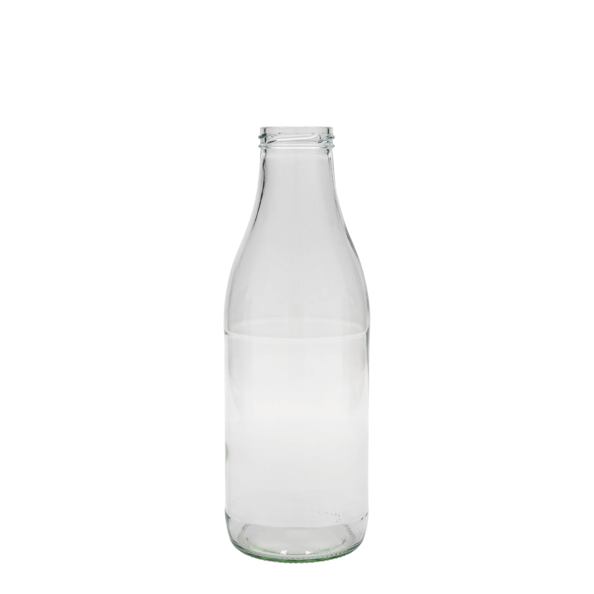 1 000 ml Lorenzo-pullo leveällä kaulalla, suuaukko: Twist-off (TO 48)