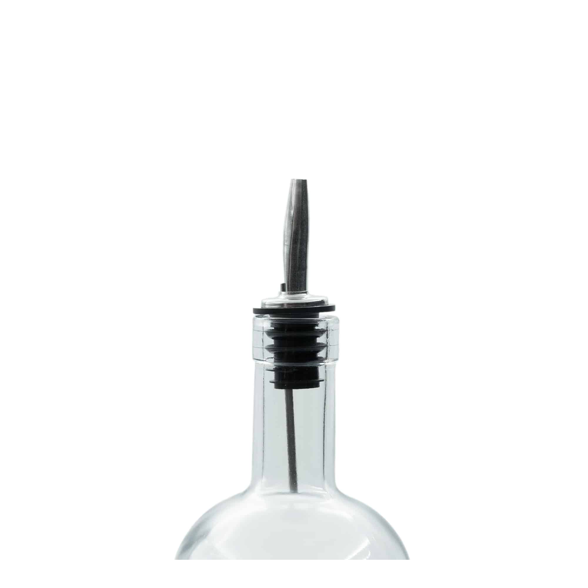 Kaatonokka Inox ilmaputkella, teräs, hopea-musta