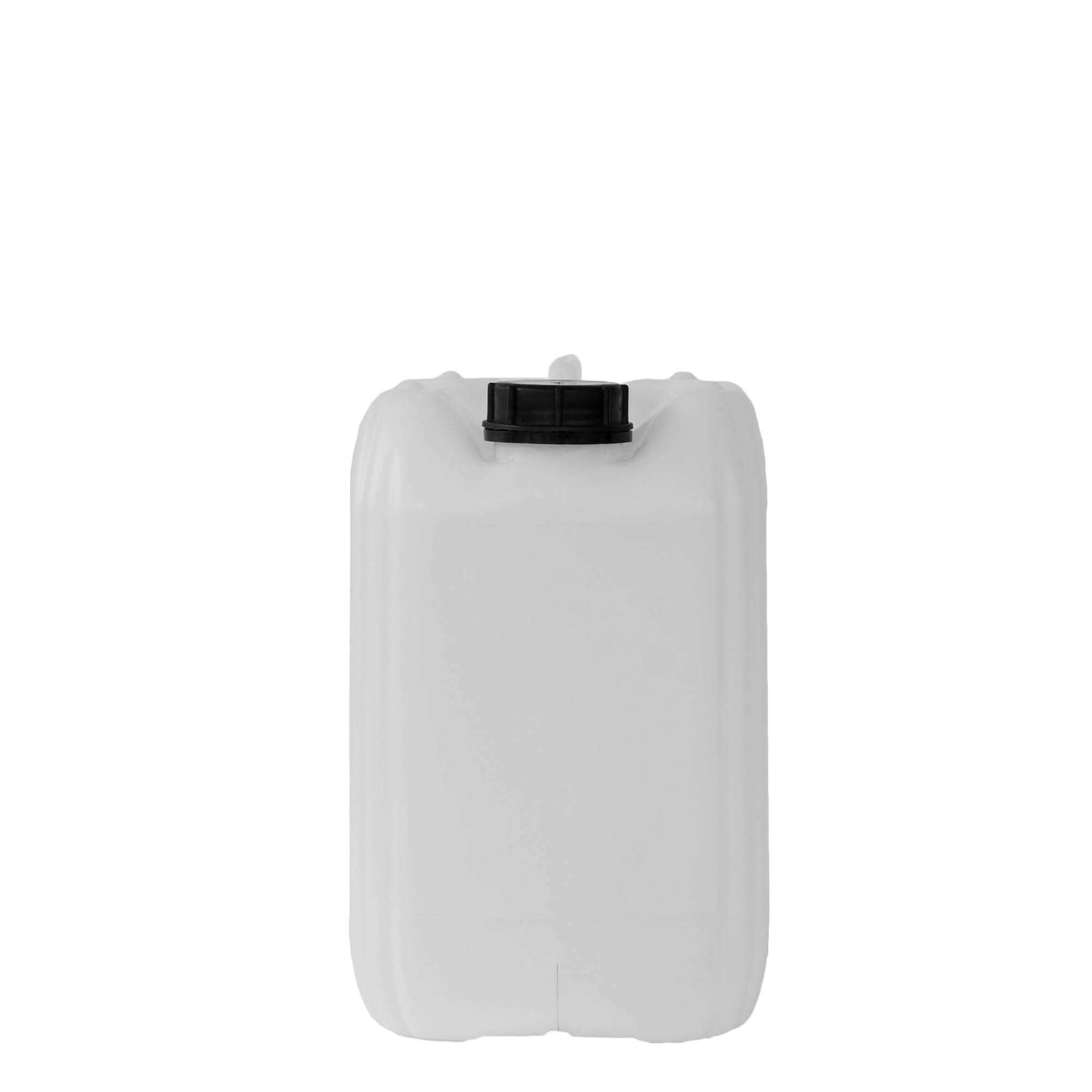 10 l kanisteri, suorakaide, HDPE-muovi, luonnonväri, suuaukon koko: ND 55