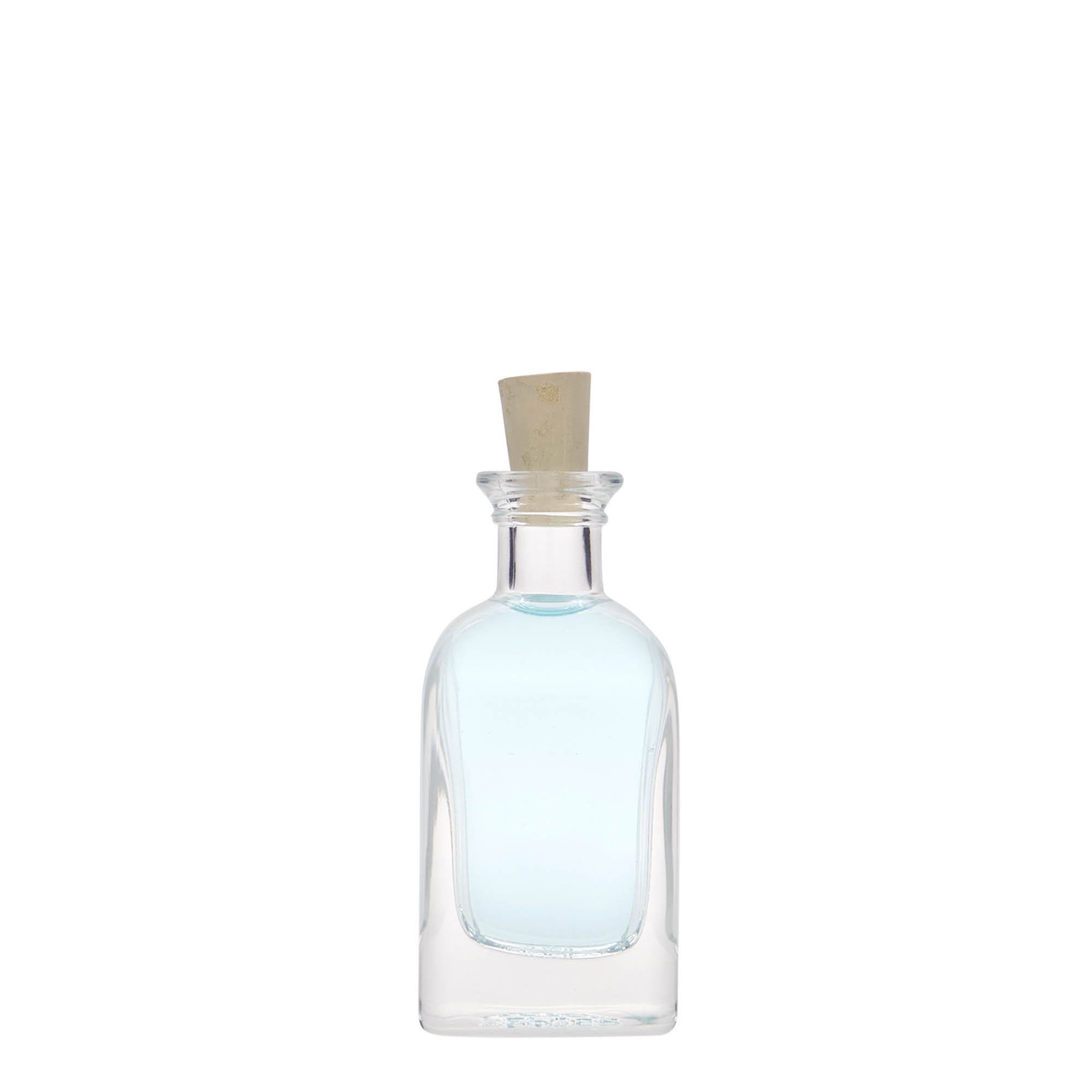 40 ml lasipullo Apotheker Carré, neliö, suuaukko: korkki 40 ml lasipullo Apotheker Carré, neliö, suuaukko: korkki