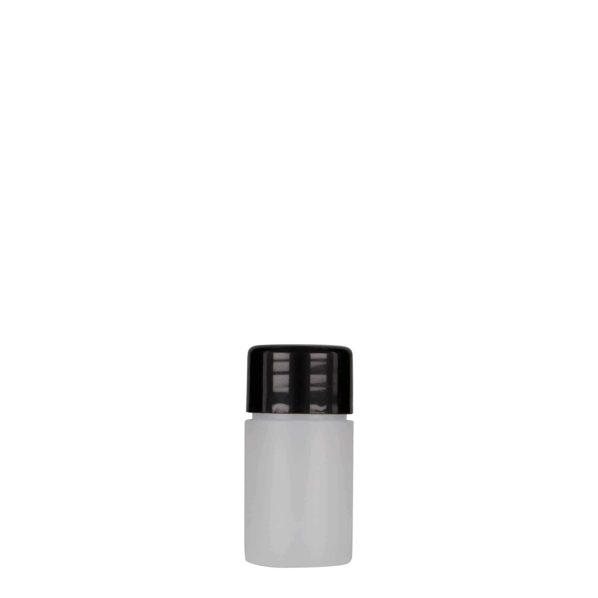15 ml muovipullo 'Tuffy', HDPE, luonnonvärinen, suuaukko: 24/410