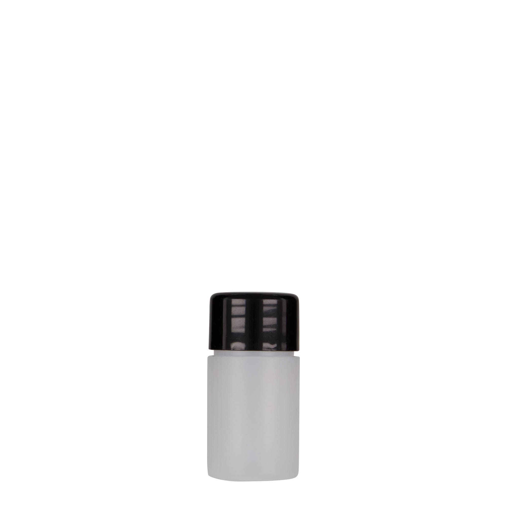 15 ml muovipullo ”Tuffy”, HDPE, luonnonvärinen, suuaukko: 24/410