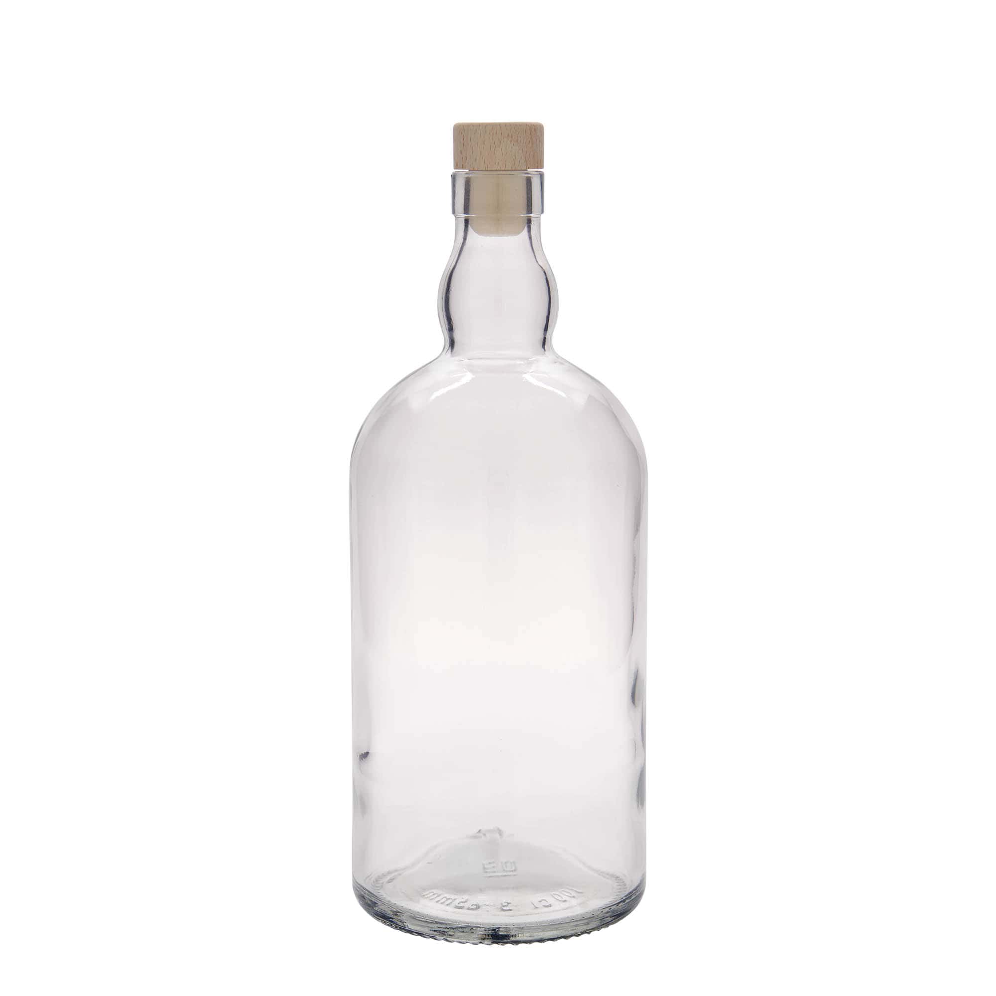 1000 ml lasipullo 'Aberdeen', suu: korkki