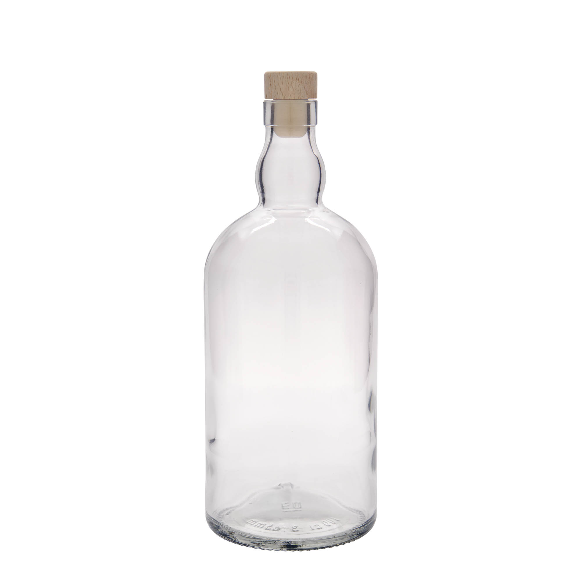1000 ml lasipullo 'Aberdeen', suuaukko: korkki 1000 ml lasipullo 'Aberdeen', suuaukko: korkki