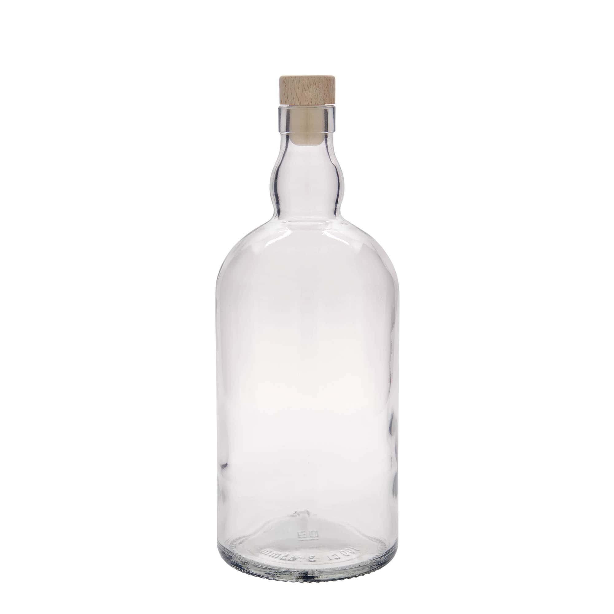 1000 ml lasipullo ”Aberdeen”, suuaukko: korkki